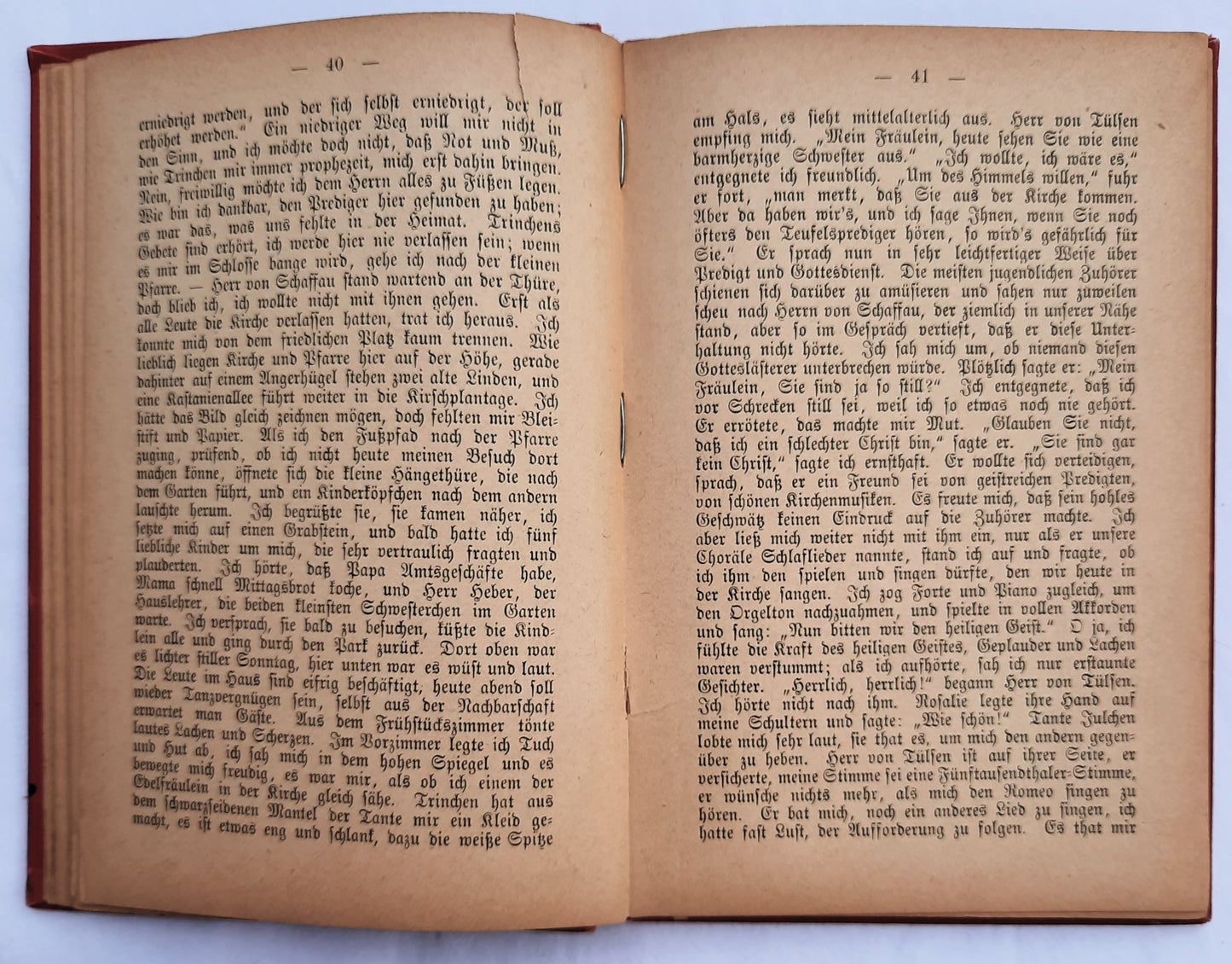 Universalbibliothek ur Die Jugend: Tagebuch eines armen frauleins by Marie Nathusius (Acceptable, 1900, HC, Stuttgart)