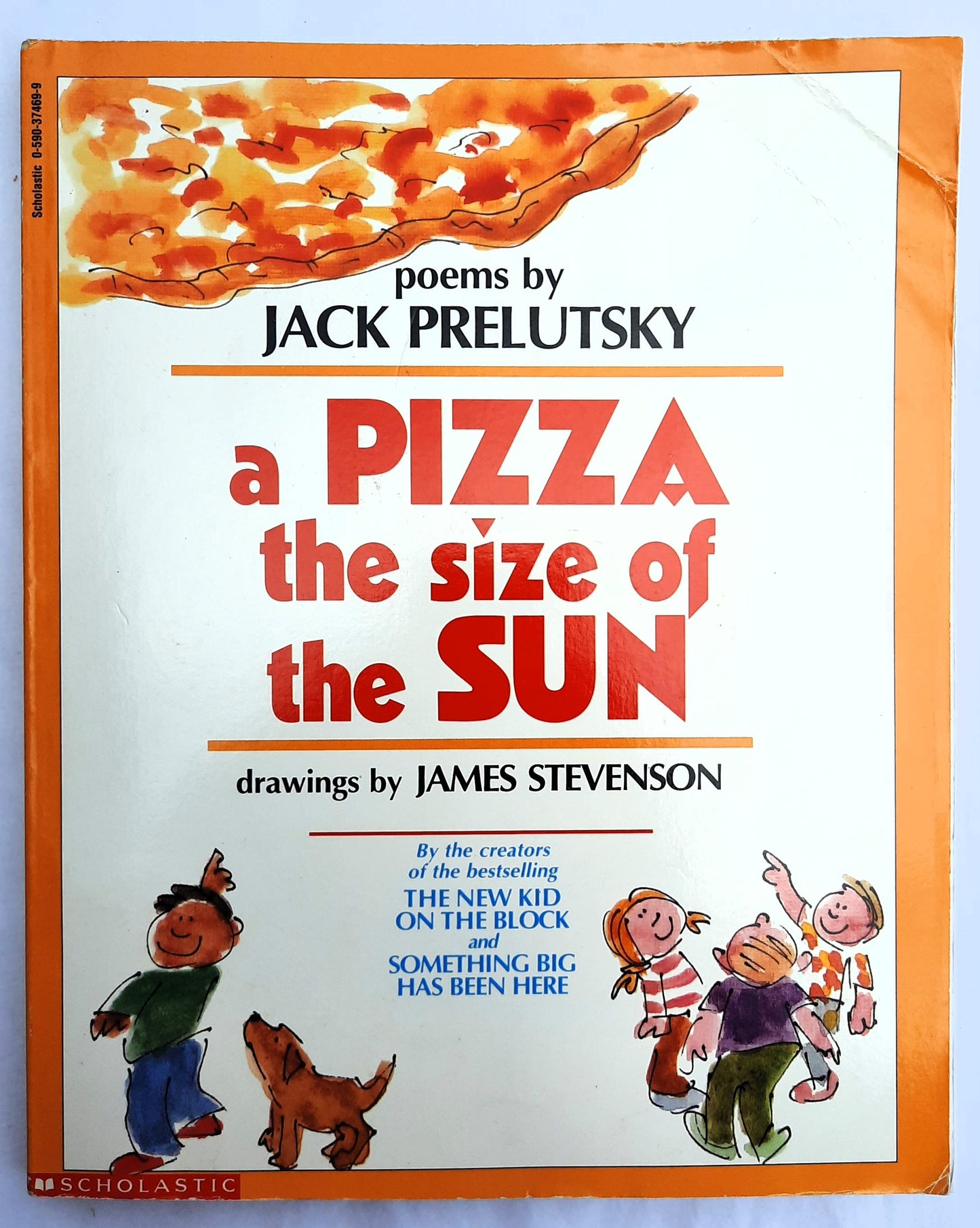 A Pizza the Size of the Sun by Jack Prelutsky (Good, 1997, Pbk, Scholastic)