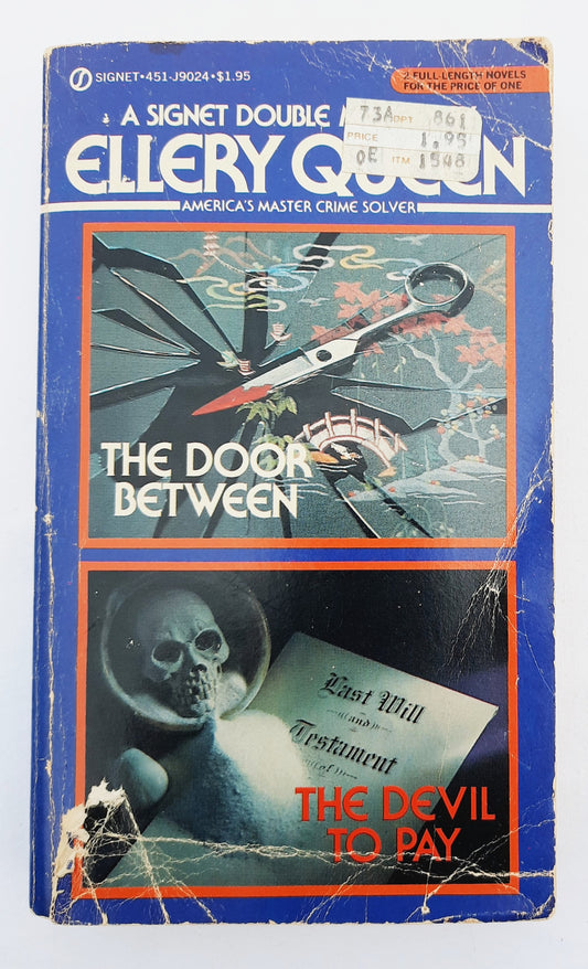 The Door Between & The Devil to Pay by Ellery Queen (Good, 1980, Pbk, 192 pages, Signet)