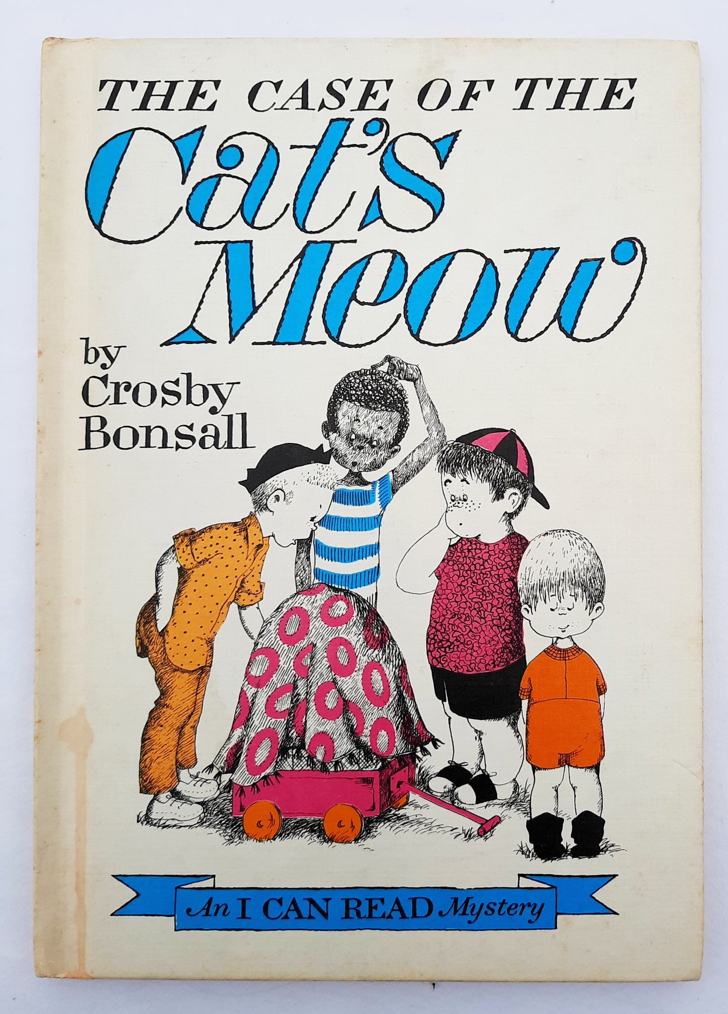 The Case of the Cat's Meow by Crosby Bonsall (Good, 1965, HC, 64 pages, Weekly Reader Books)