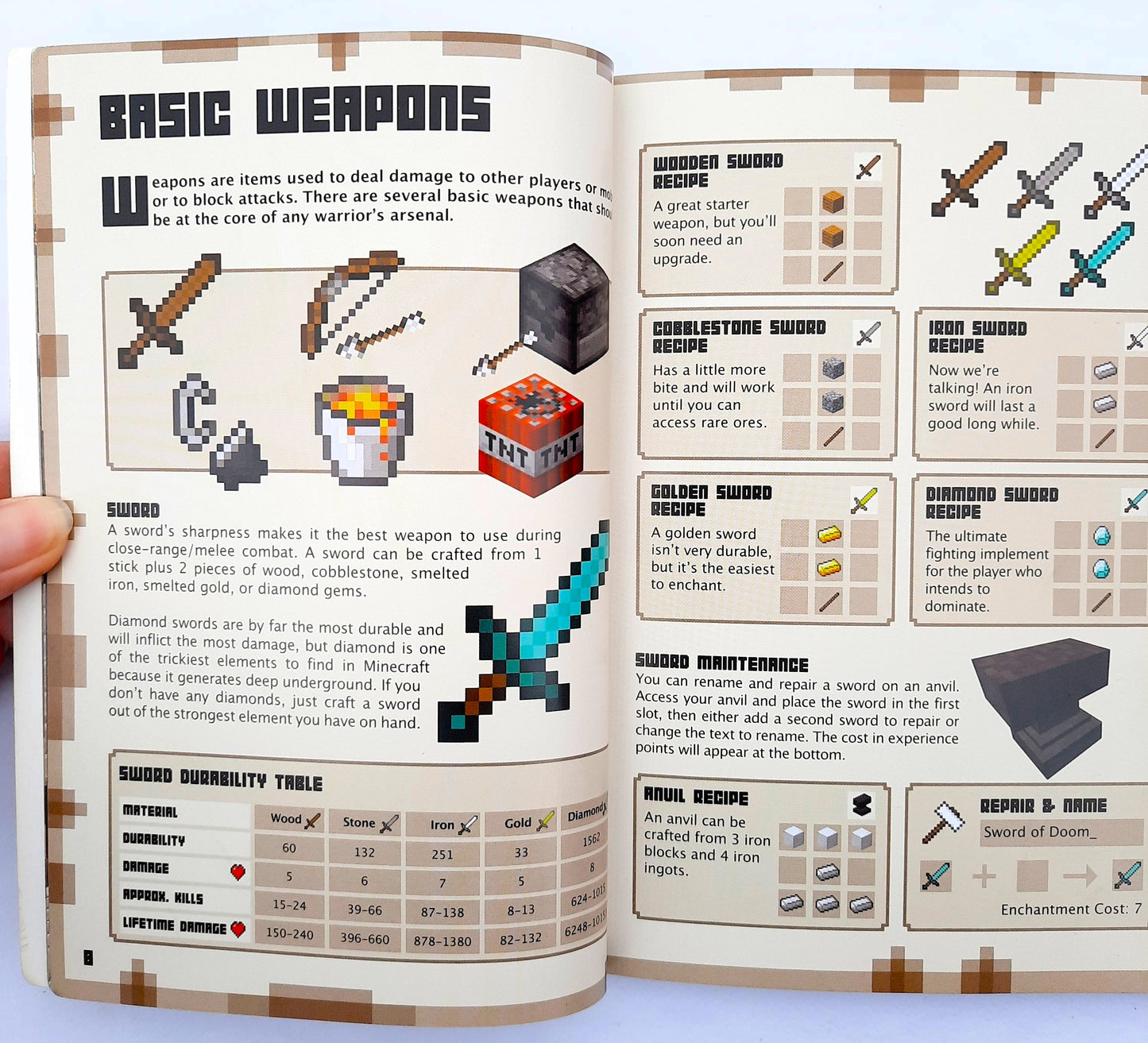 Minecraft: Combat Handbook by Stephanie Milton (Very good, 2014, Pbk, 79 pages, Scholastic)