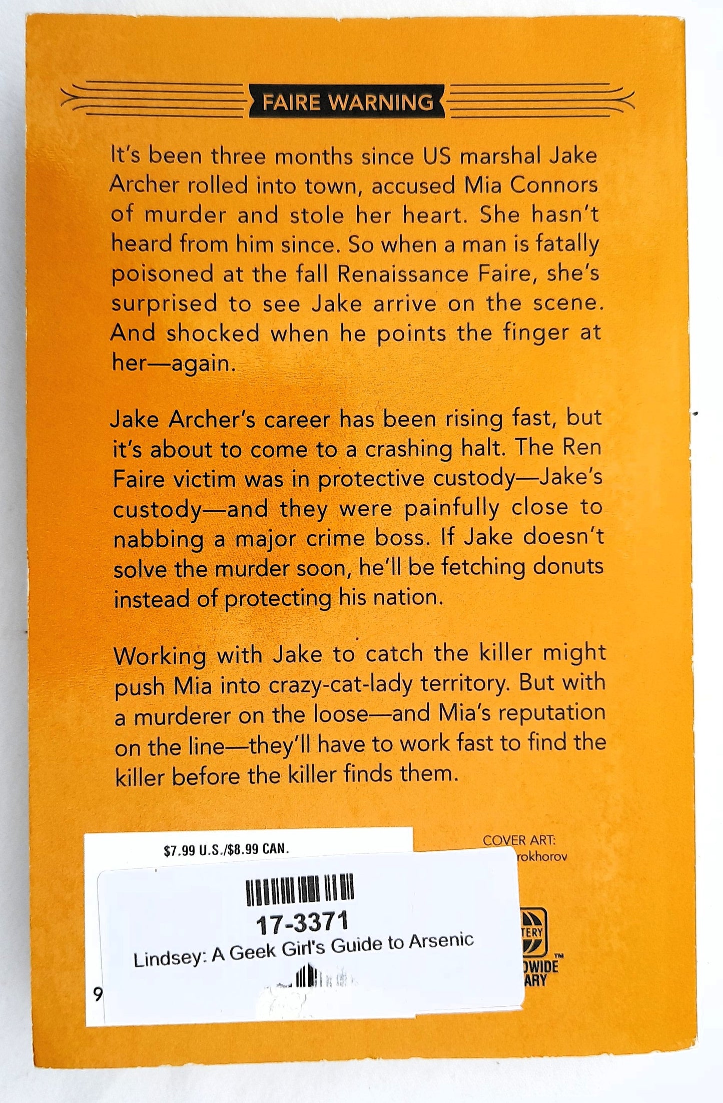 A Geek Girl's Guide to Arsenic von Julie Anne Lindsey (Sehr gut, 2016, Pbk, 295 Seiten, Worldwide Mysteries)