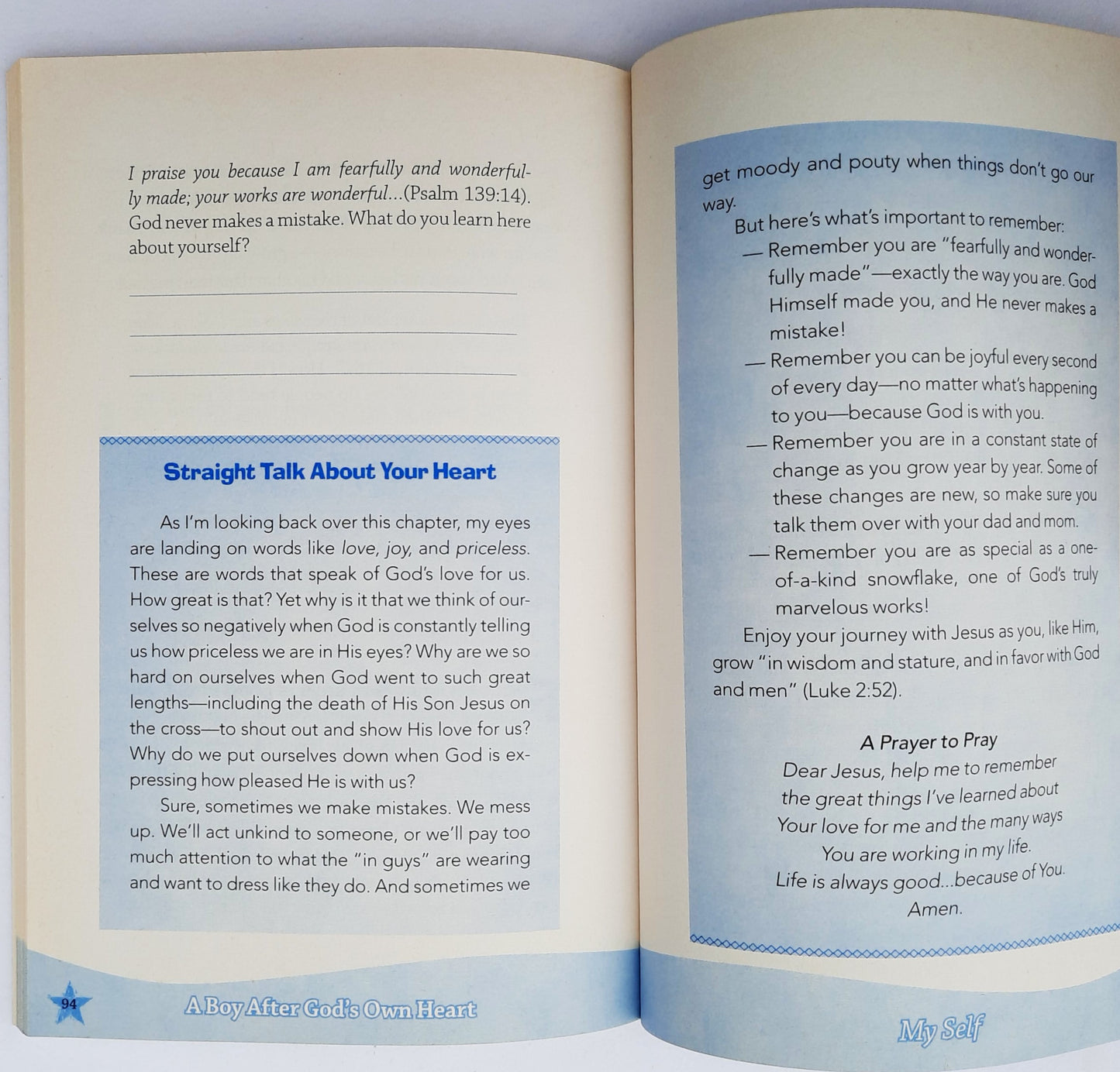 A Boy After God's Own Heart: Your Awesome Adventure with Jesus by Jim George (Very good, 2012, Pbk, 111 pages, Harvest House)