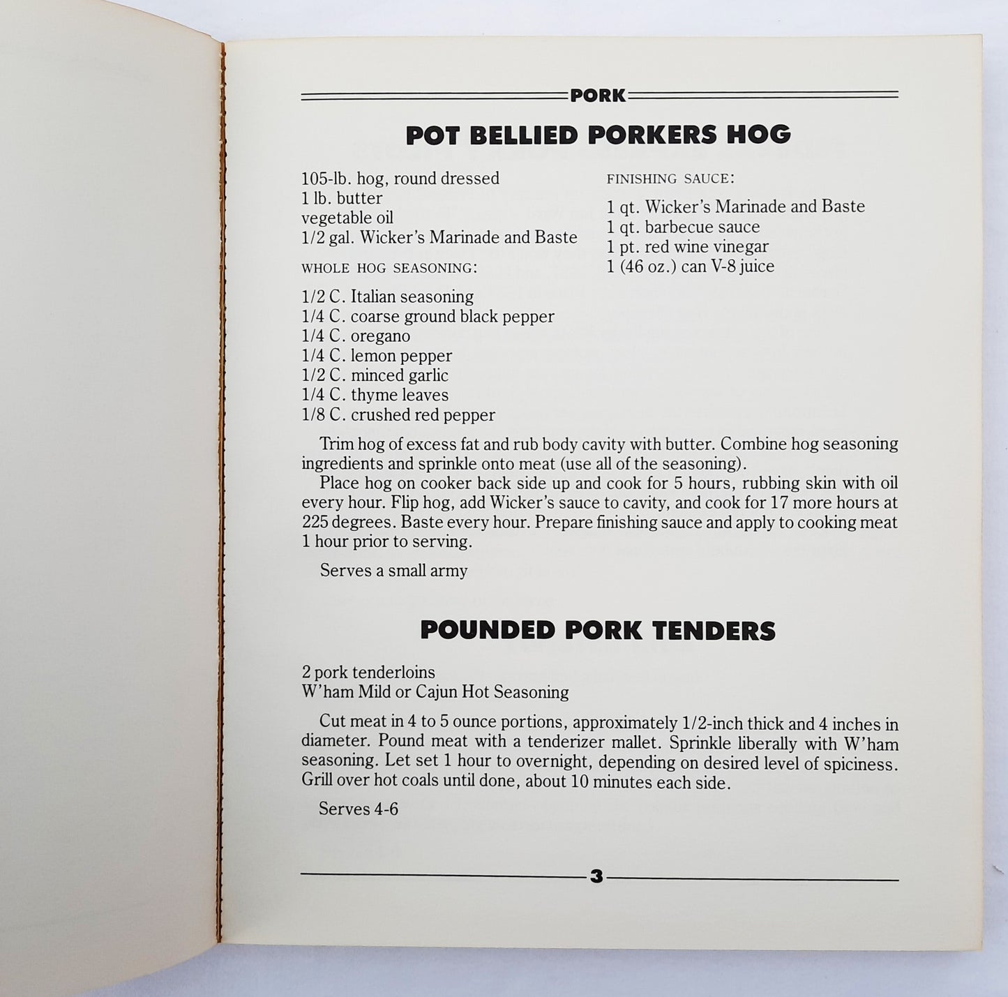 Barbecue Greats Memphis Style by Carolyn Wells (Acceptable, 1989, PBK, 127 pages, Pig Out Publications)