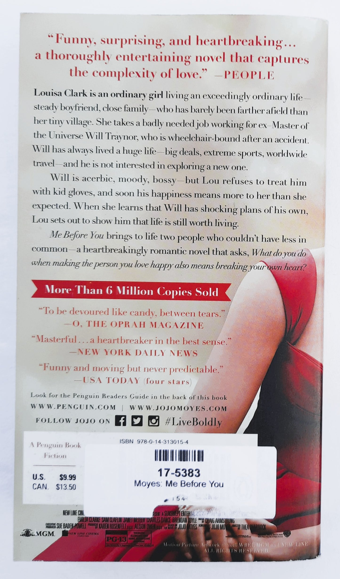 Me Before You by Jojo Moyes (Very good, 2012, Pbk, 430 pages, Penguin Books)