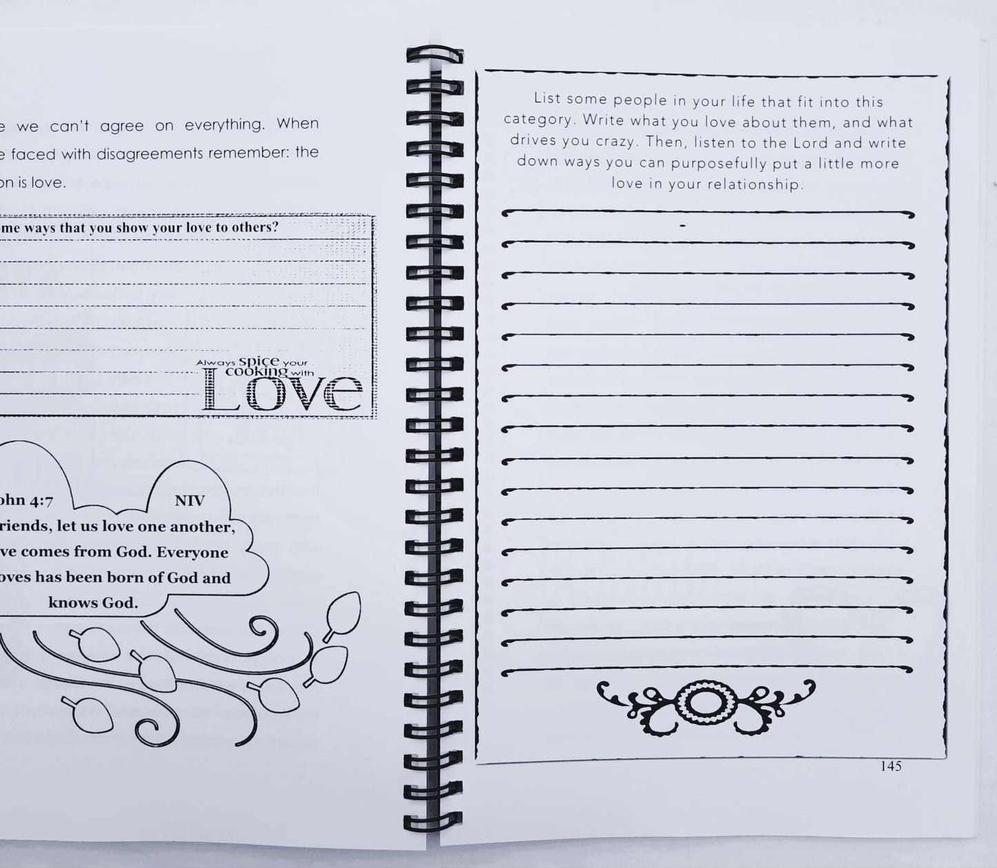 JOY: Jesus Others You Joy Journal by Cherie Ferguson (Very good, 2015, Spiral Pbk, 172 pages)