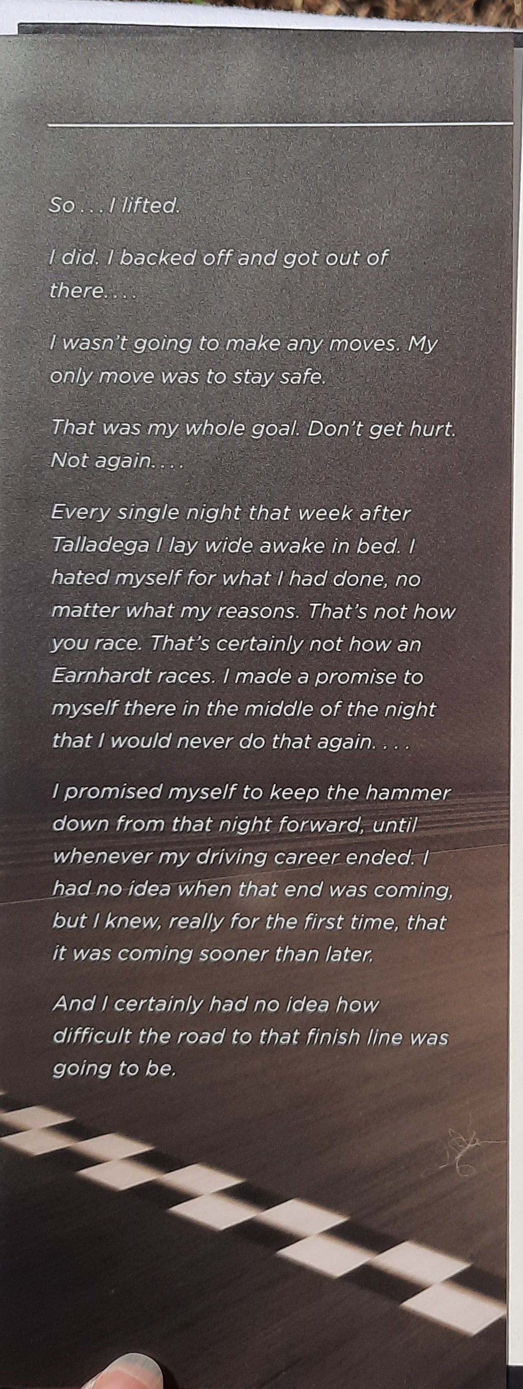 Racing to the Finish: My Story by Dale Earnhardt Jr. (New, 2018, HC, 208 pages, Thomas Nelson)