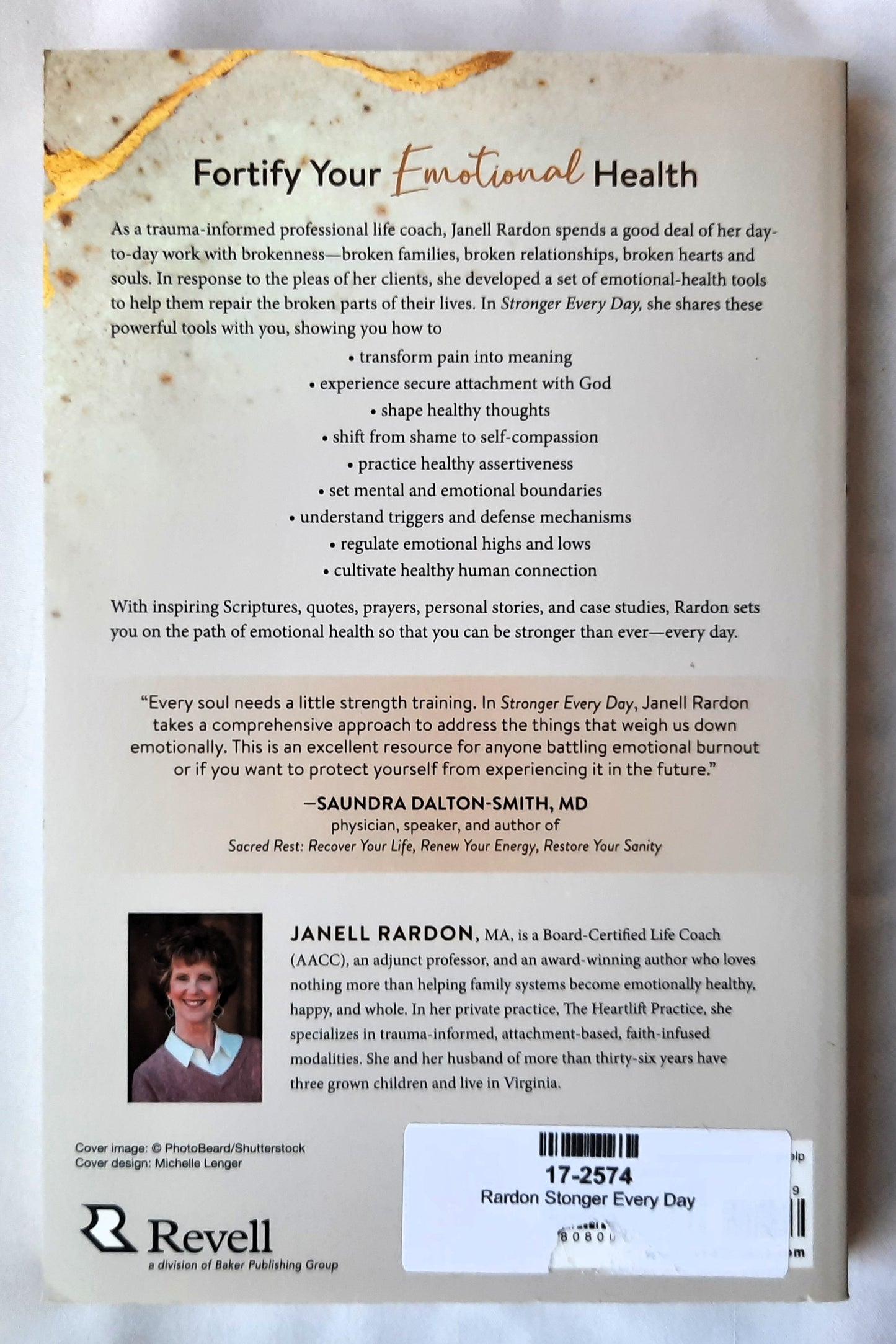Stronger Every Day: 9 Tools for an Emotionally Healthy You by Janell Rardon (New, 2021, Pbk, 272 pages, Revell)