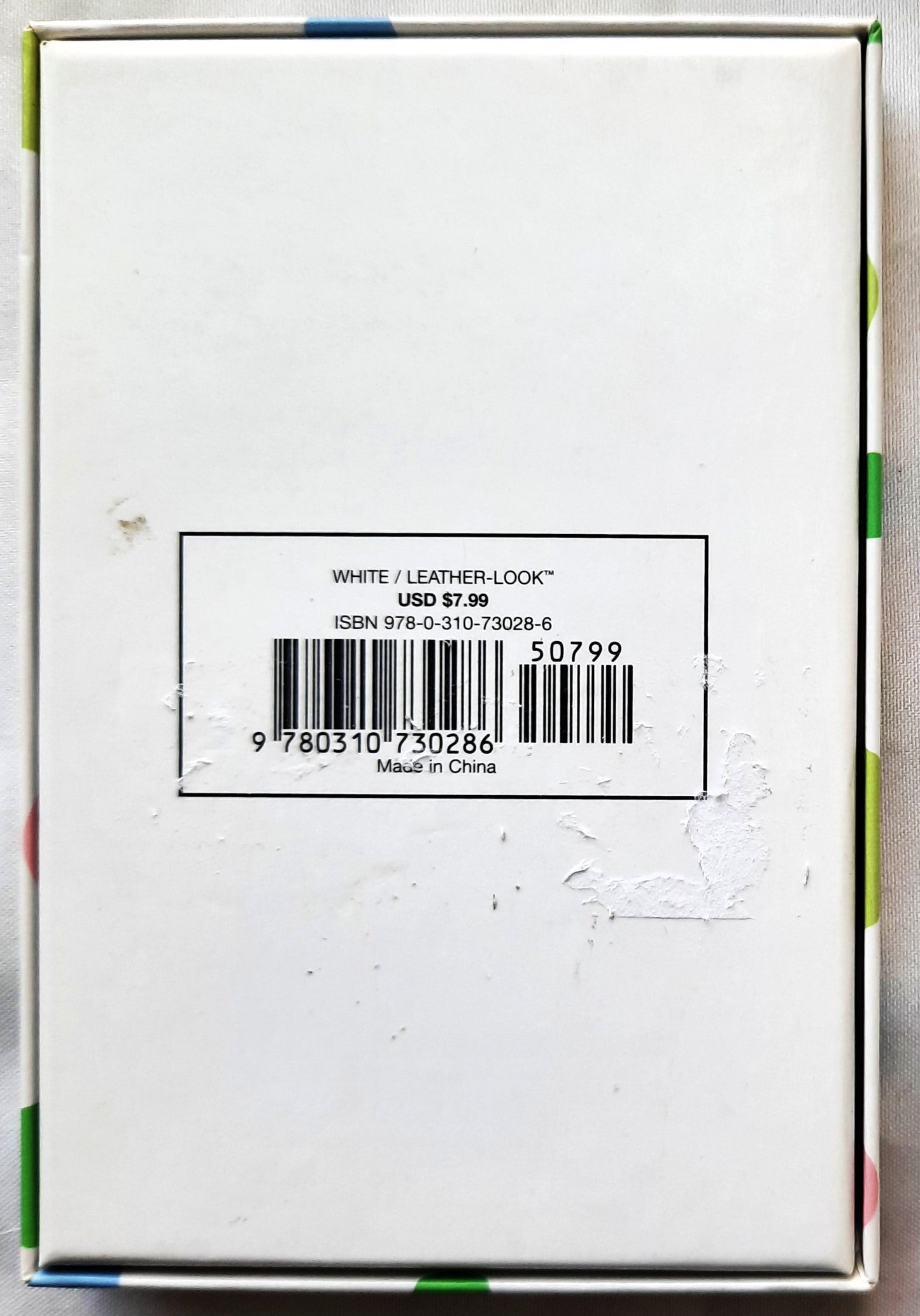 NIV Tiny Testament Boxed Bible White (New, 2012, Leathersoft, 288 pages, Zonderkidz)