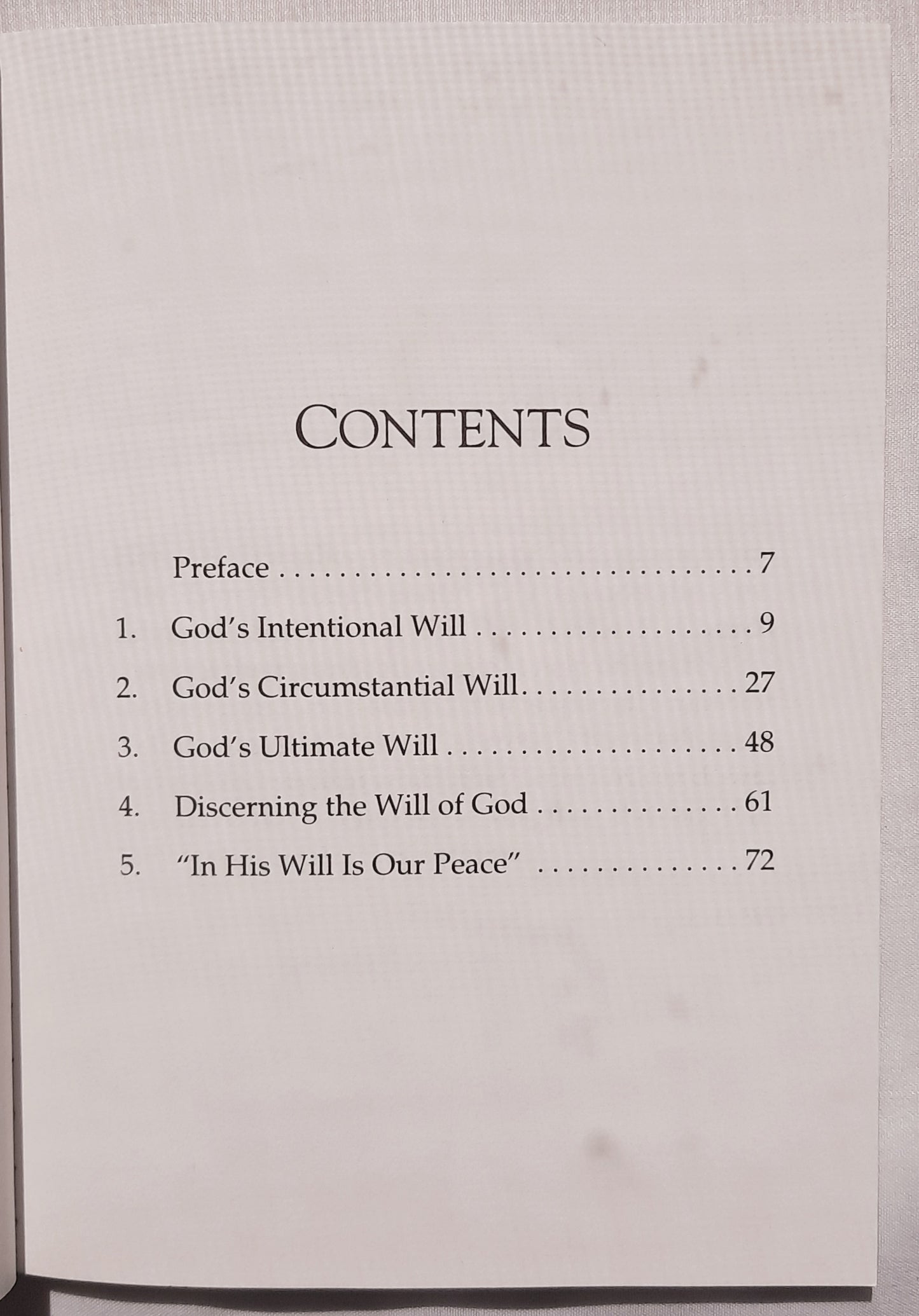 The Will of God by Leslie D. Weatherhead (Very Good, 1972, Pbk, 86 pages, Abingdon Press)
