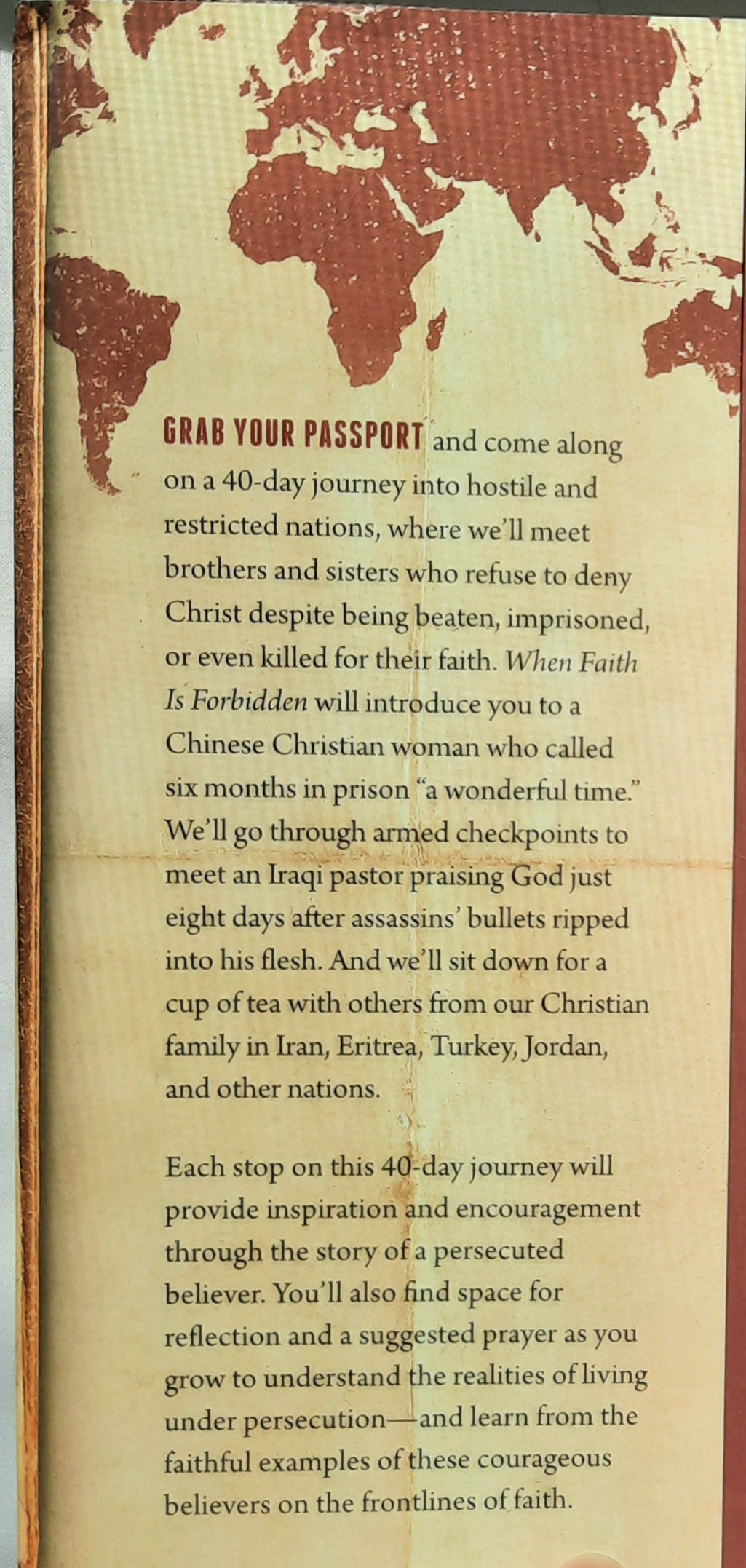 When Faith Is Forbidden: 40 Days on the Frontlines With Persecuted Christians by Todd Nettleton (New, 2021, HC, 272 pages, Moody)