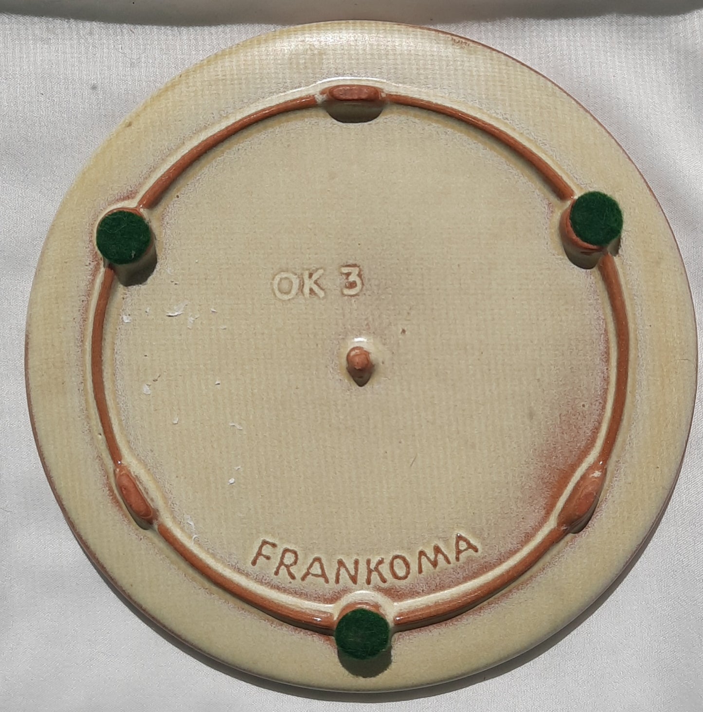 Seals of Five Civilized Tribes of Indians of Oklahoma by Frankoma Trivet Collectible (Very Good)