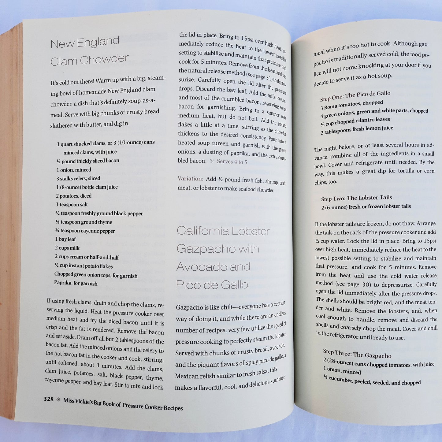 Miss Vickie's Big Book of Pressure Cooker Recipes by Vickie Smith (Good, 2008, Pbk, 470 pages, Houghton MIfflin Harcourt)