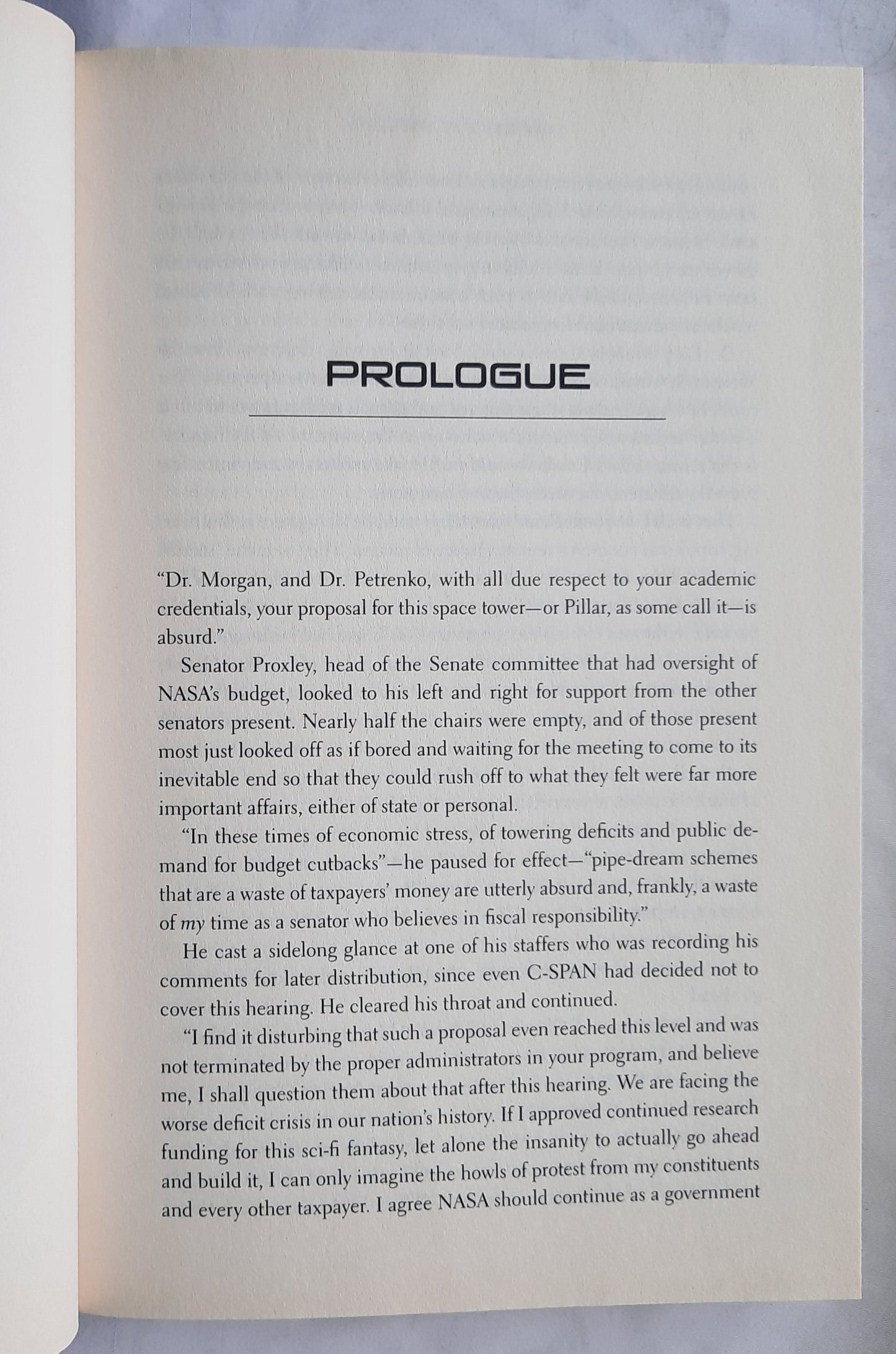 Pillar to the Sky by Wialliam R. Forstchen (Very good, 2014, HC, 396 pages, Tom Doherty Associates)