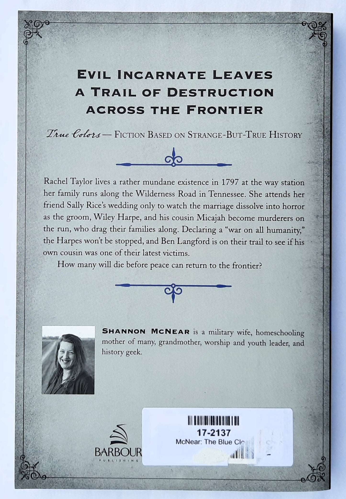 The Blue Cloak by Shannon McNear (True Colors, New, 2020, Pbk, 256 pages, Barbour)