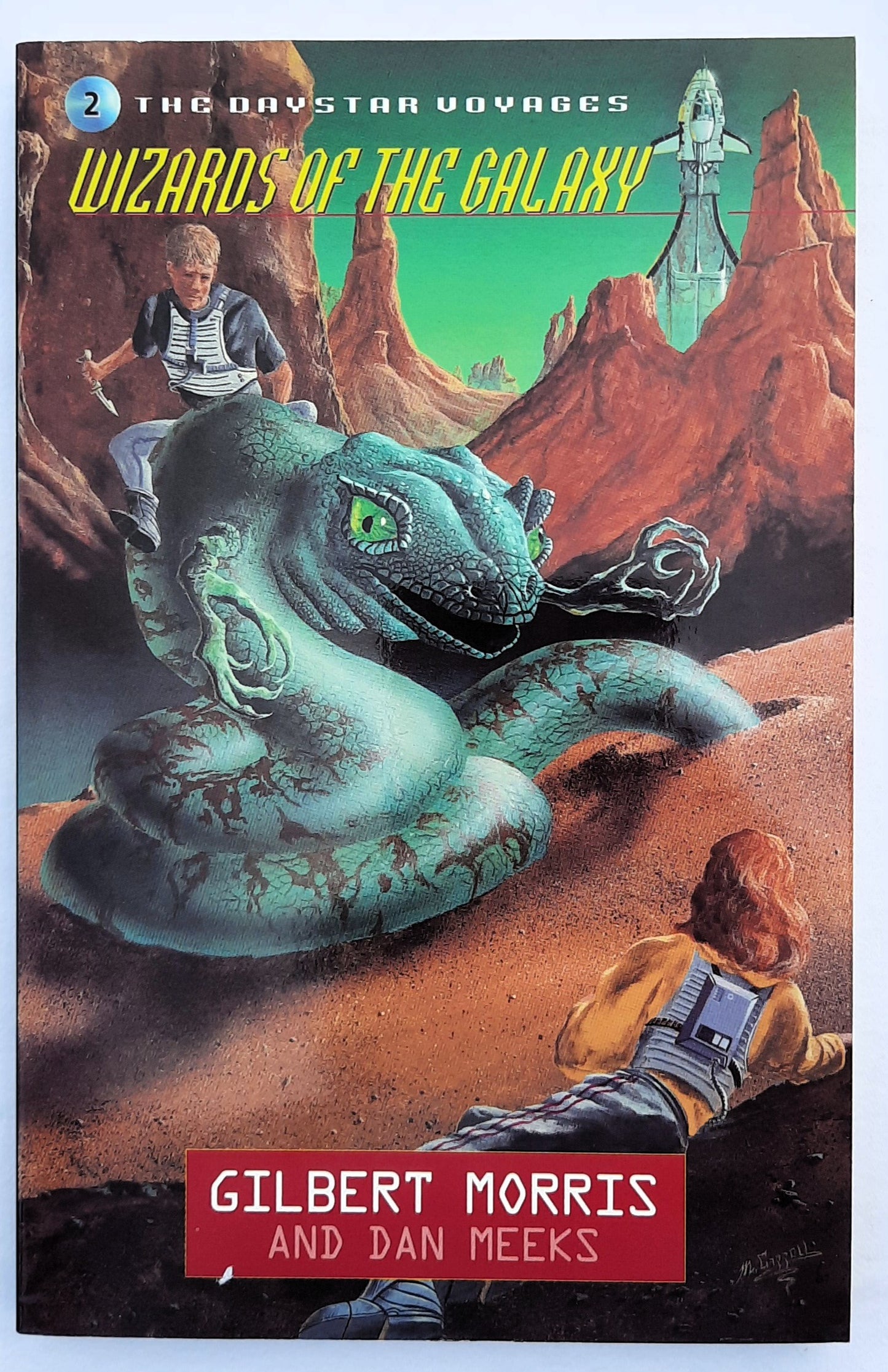 Wizards of the Galaxy #2 by Gilbert Morris, Dan Meeks (Daystar Voyages, New, 1998, Pbk, 160 pages, Moody)