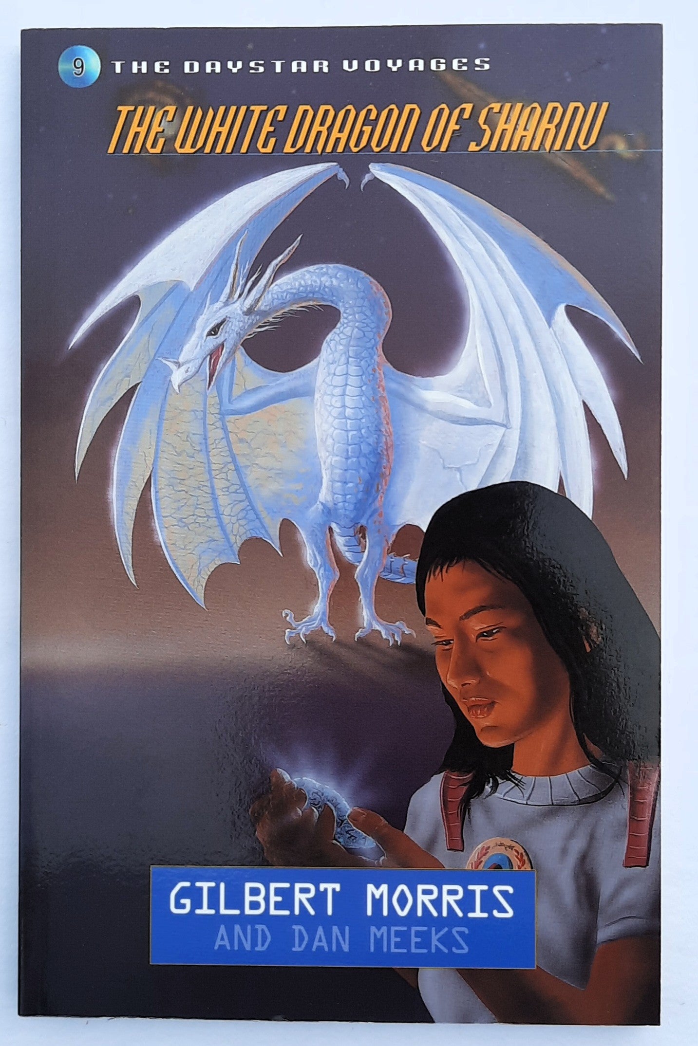 The White Dragon of Sharnu by Gilbert Morris; Dan Meeks (Daystar Voyages #9, New, 2000, Pbk, 131 pages, Moody Pub.)