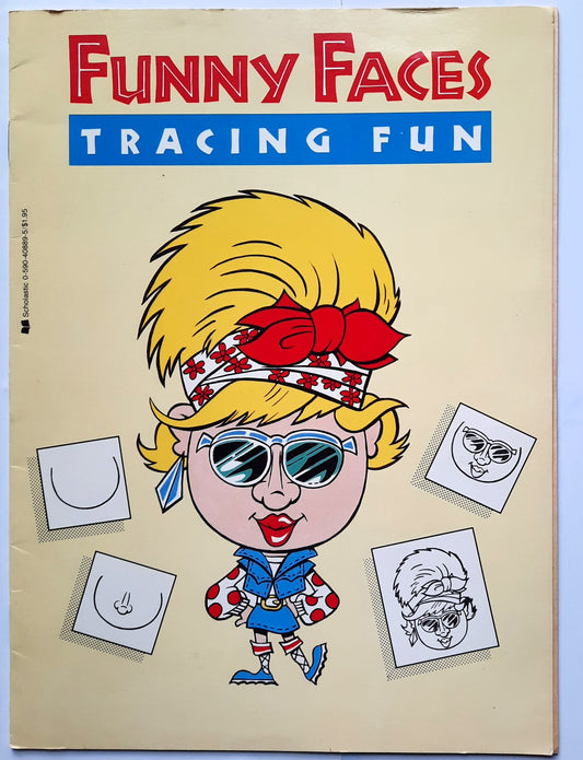 Funny Faces Tracing Fun by Joan Berger, Karen Braun; Anita Sperling (Good, 1987, Pbk, 32 pages, Scholastic)