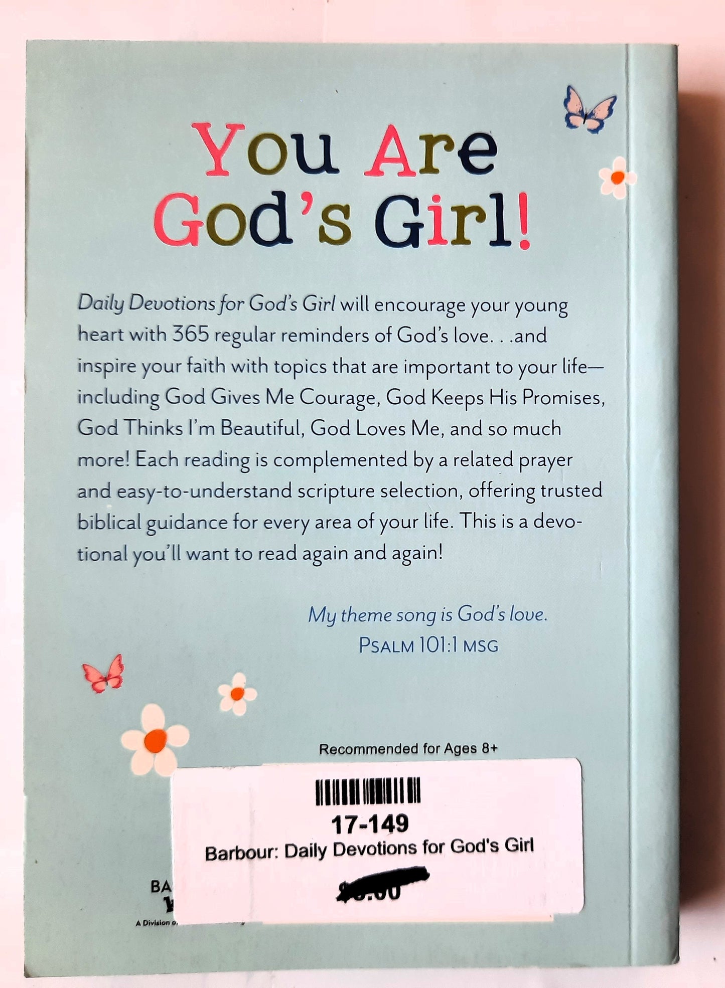 Daily Devotions for God's Girl (New, 2021, Pbk, 192 pages, Barbour)