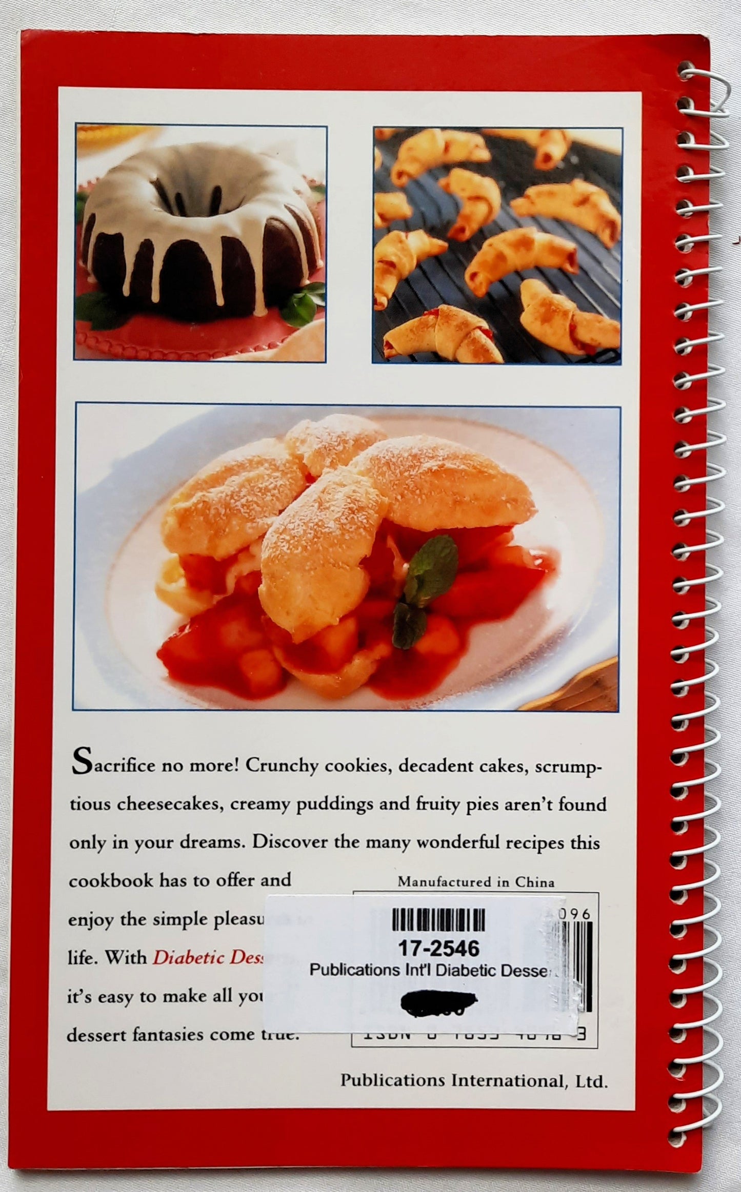 Diabetic Desserts: Cakes, Pies, Cookies and More! by Better Care Kitchen (Good, 2007, Spiral Pbk, Publications Int'l.)