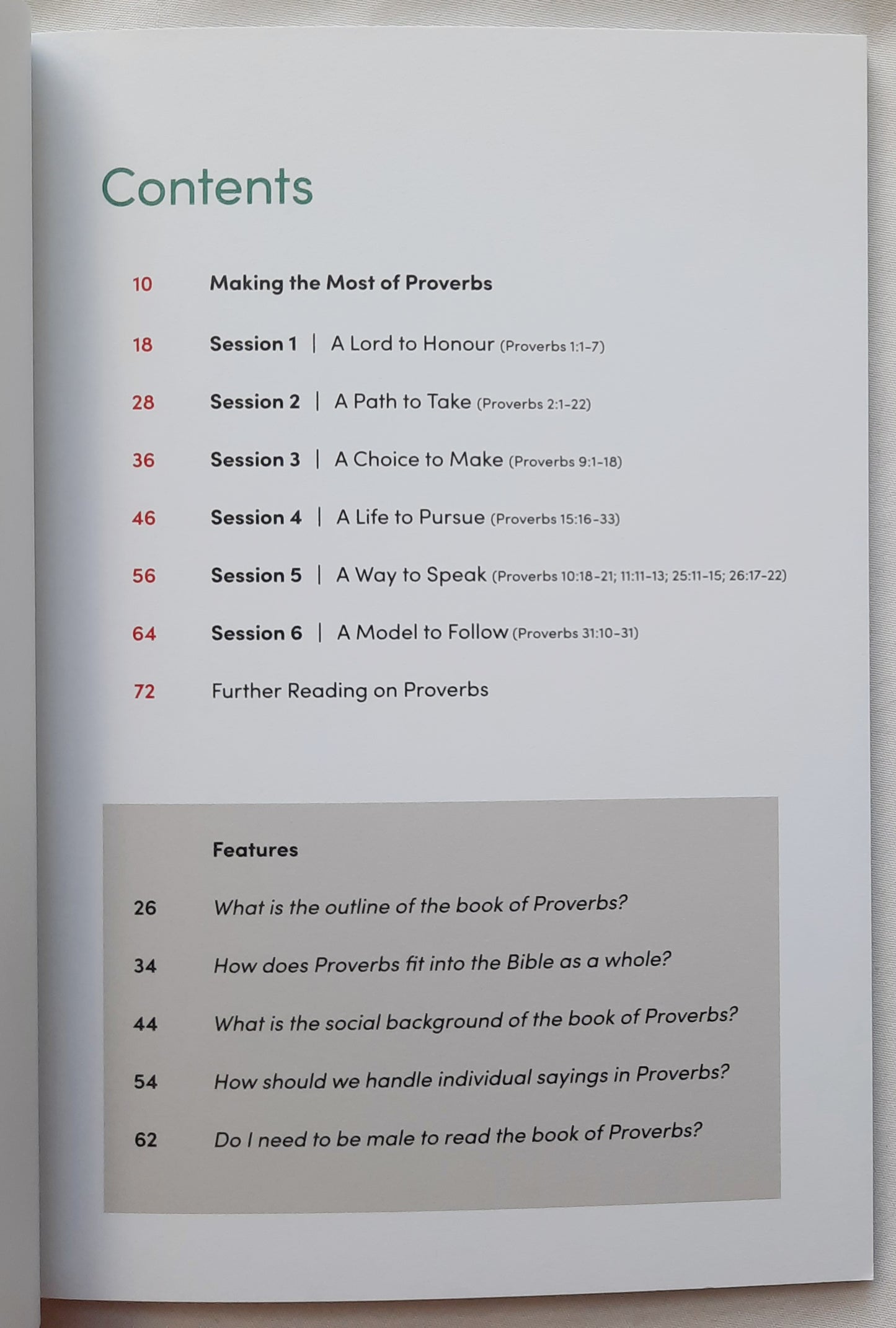Proverbs: Wisdom for the Whole of Life by Antony Billington (New, 2019, Pbk, 72 pages, IVP UK)
