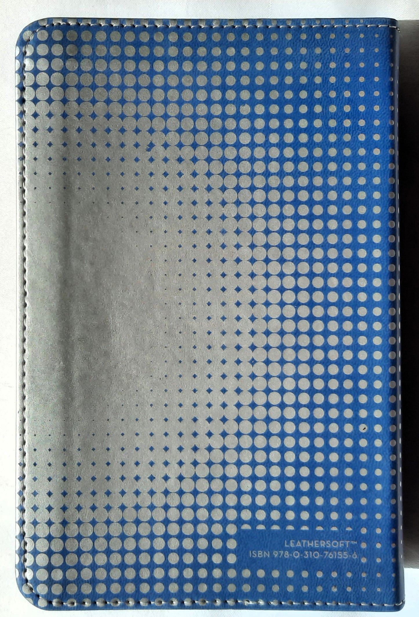 NiRV Backpack Bible Comfort Print Blue/Silver Leathersoft (New, 2018, Soft, 1664 pages, Zonderkidz)