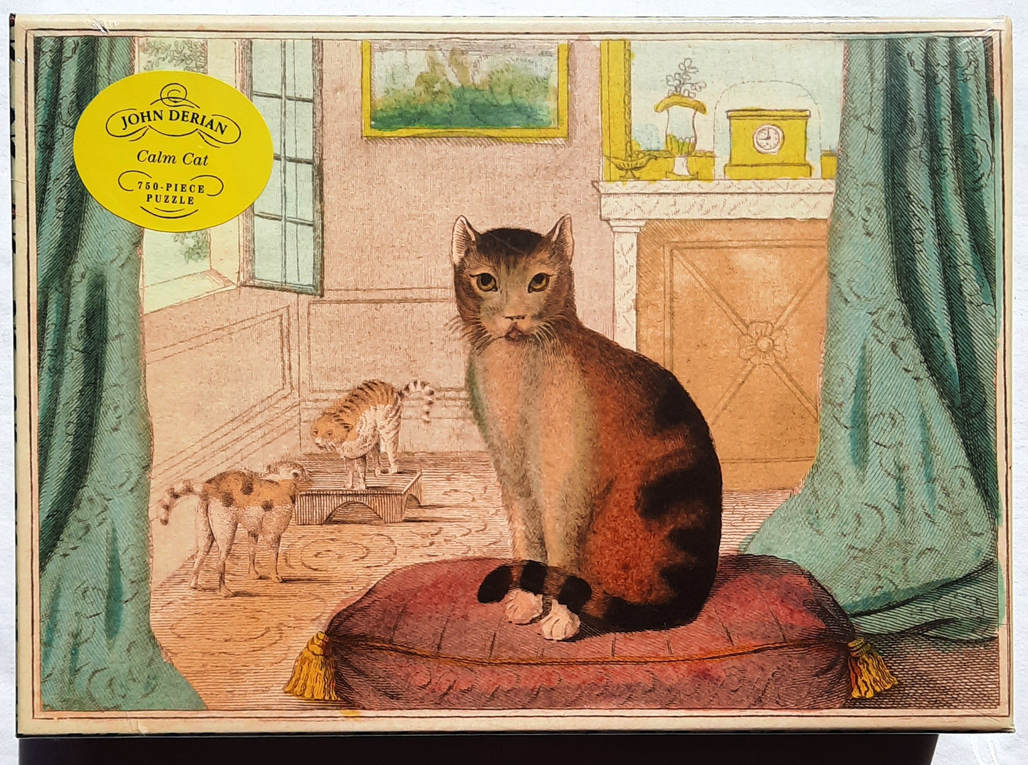 John Derian Paper Goods: Calm Cat 750 Piece Puzzle by Artisan Puzzle (New, 2020)