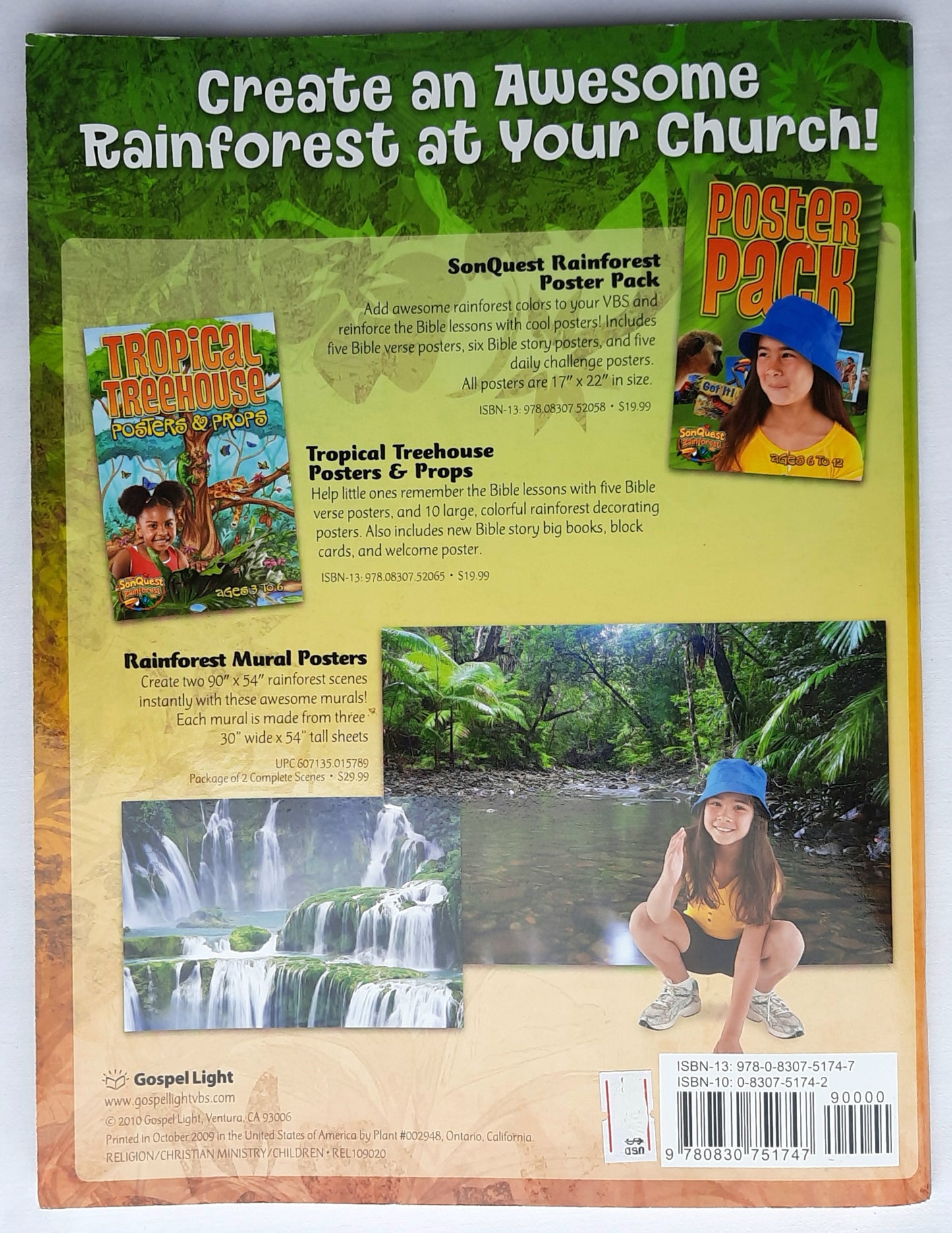 Rainforest Decor & More by Gospel Light (SonQuest Rainforest VBS, New, 2010, Pbk, 88 pages, Gospel Light)