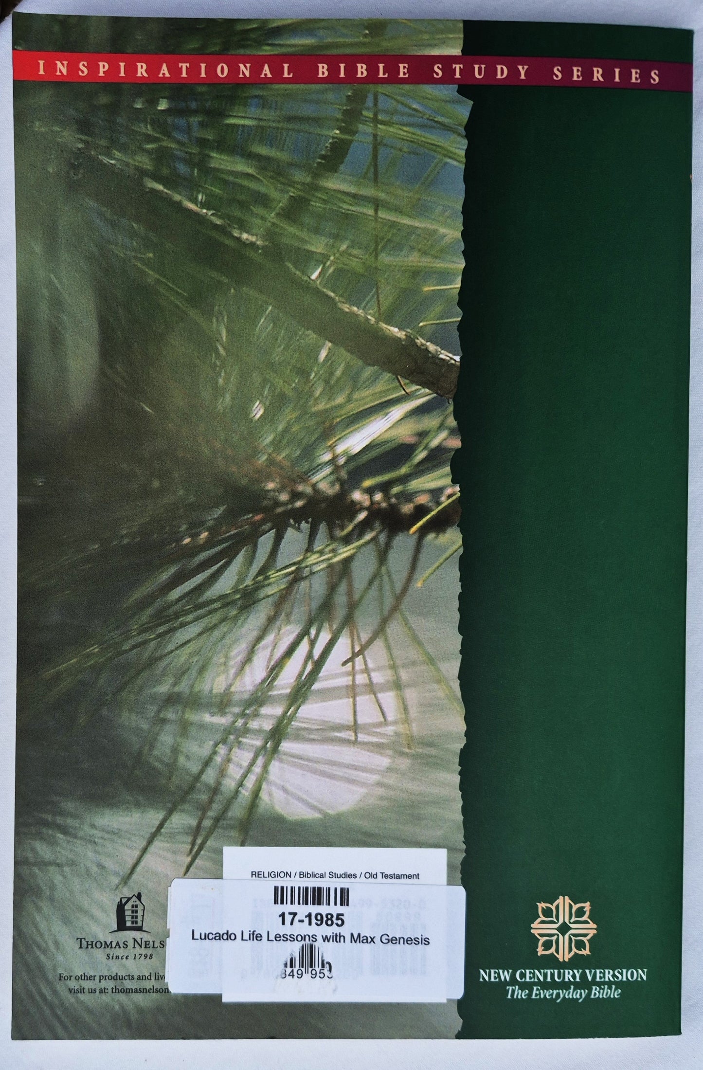 Life Lessons with Max Lucado: Genesis (New, 1997, Pbk, 128 pages, Thomas Nelson)