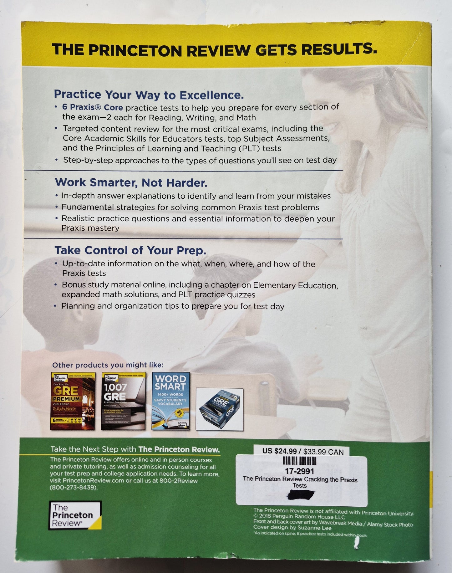 Cracking the Praxis Tests 3rd Ed. by The Princeton Review (Very good, 2018, Pbk, 576 pages)
