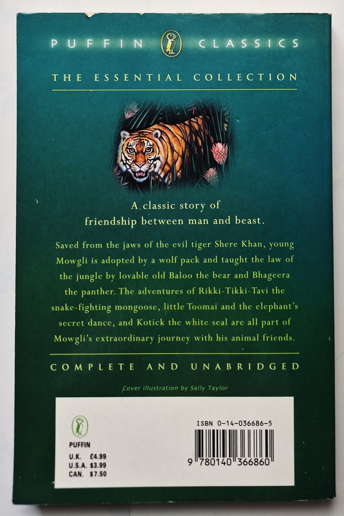 The Jungle Book von Rudyard Kipling; Alan Langford (Sehr gut, 1994, Taschenbuch, 216 Seiten, Puffin Classics)