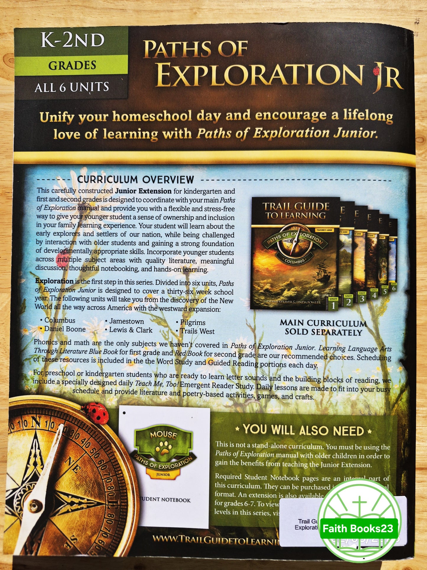 Trail Guide to Learning: Paths of Exploration Junior Teacher's Guide von Sara Butt (Neu, 2016, Pbk)