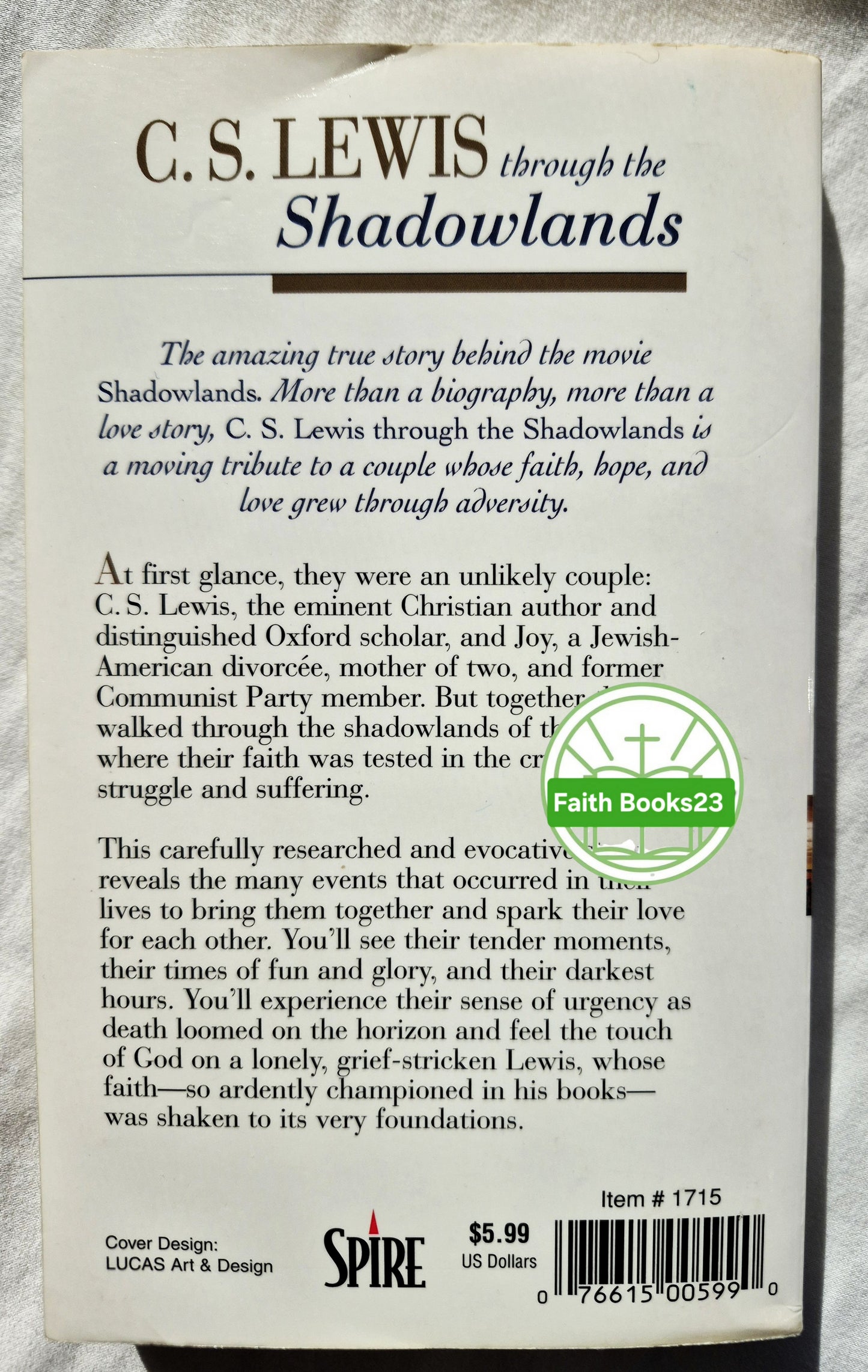 C.S. Lewis Durch das Land der Schatten von Brian Sibley (Sehr gut, 1999, Paperback, 192 Seiten, Spire)