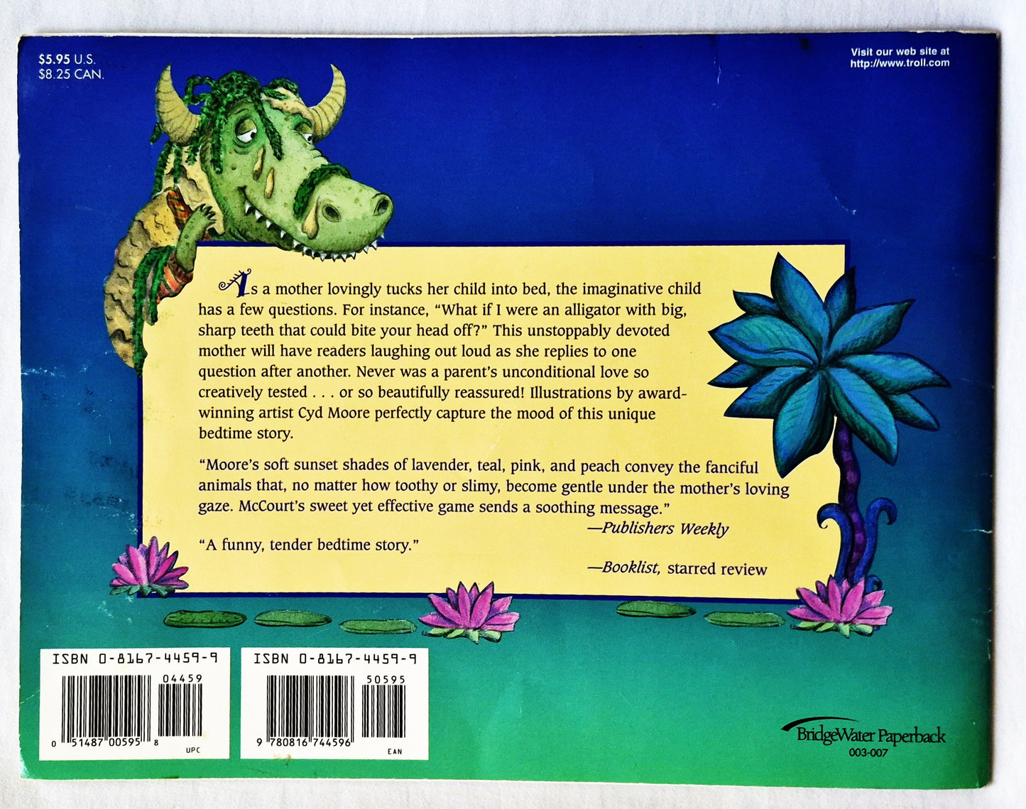 I Love You, Stinky Face von Lisa McCourt; Cyd Moore (Gut, 1997, Pbk, BridgeWater Paperback)