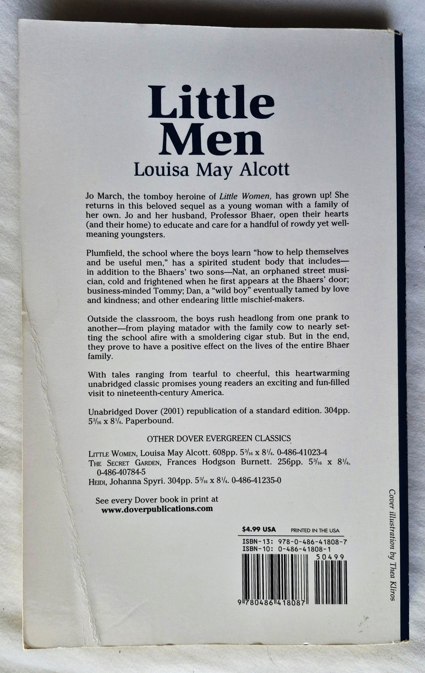 Little Men von Louisa May Alcott (Sehr gut, 2001, Taschenbuch, 300 S., Dover Classics)