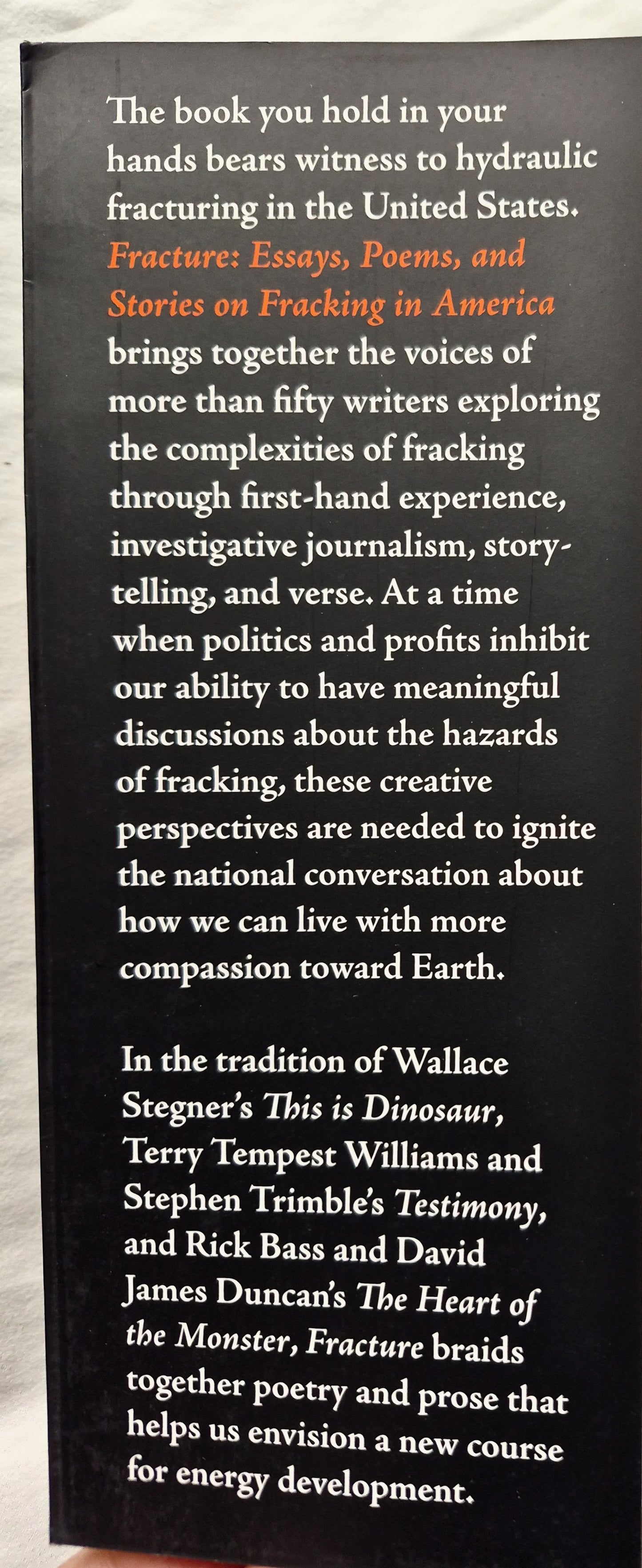 Fracture: Essays, Poems, and Stories on Fracking in America Herausgeber Taylor Brorby; Stefanie Brook Trout (Sehr gut, 2016, Broschiert, 466 S., Ice Cube Press)