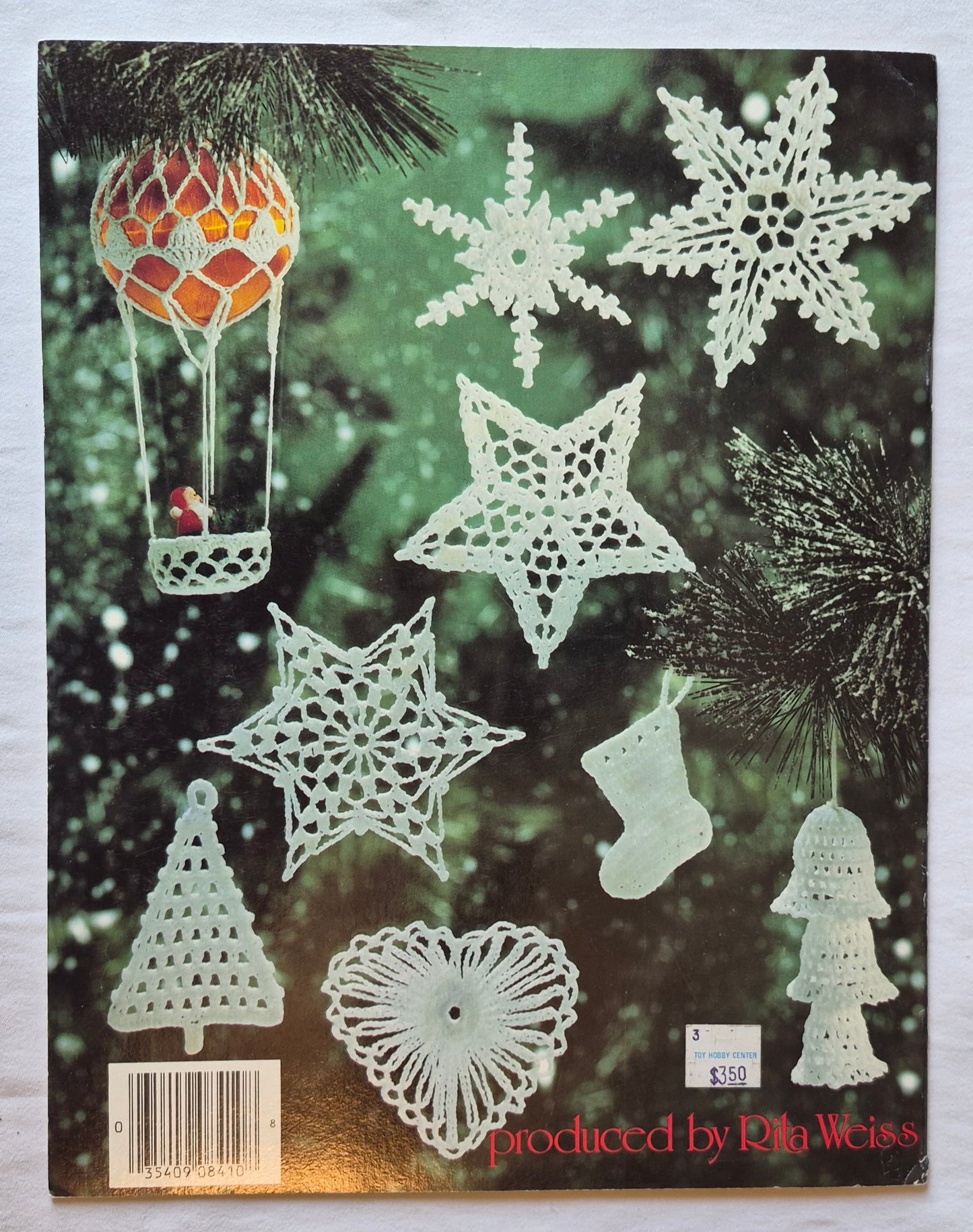 Weihnachtsornamente & Schneeflocken aus Häkelgarn von Mary Thomas (Sehr gut, 1984, Pbk, 17 Seiten, American School of Needlework)