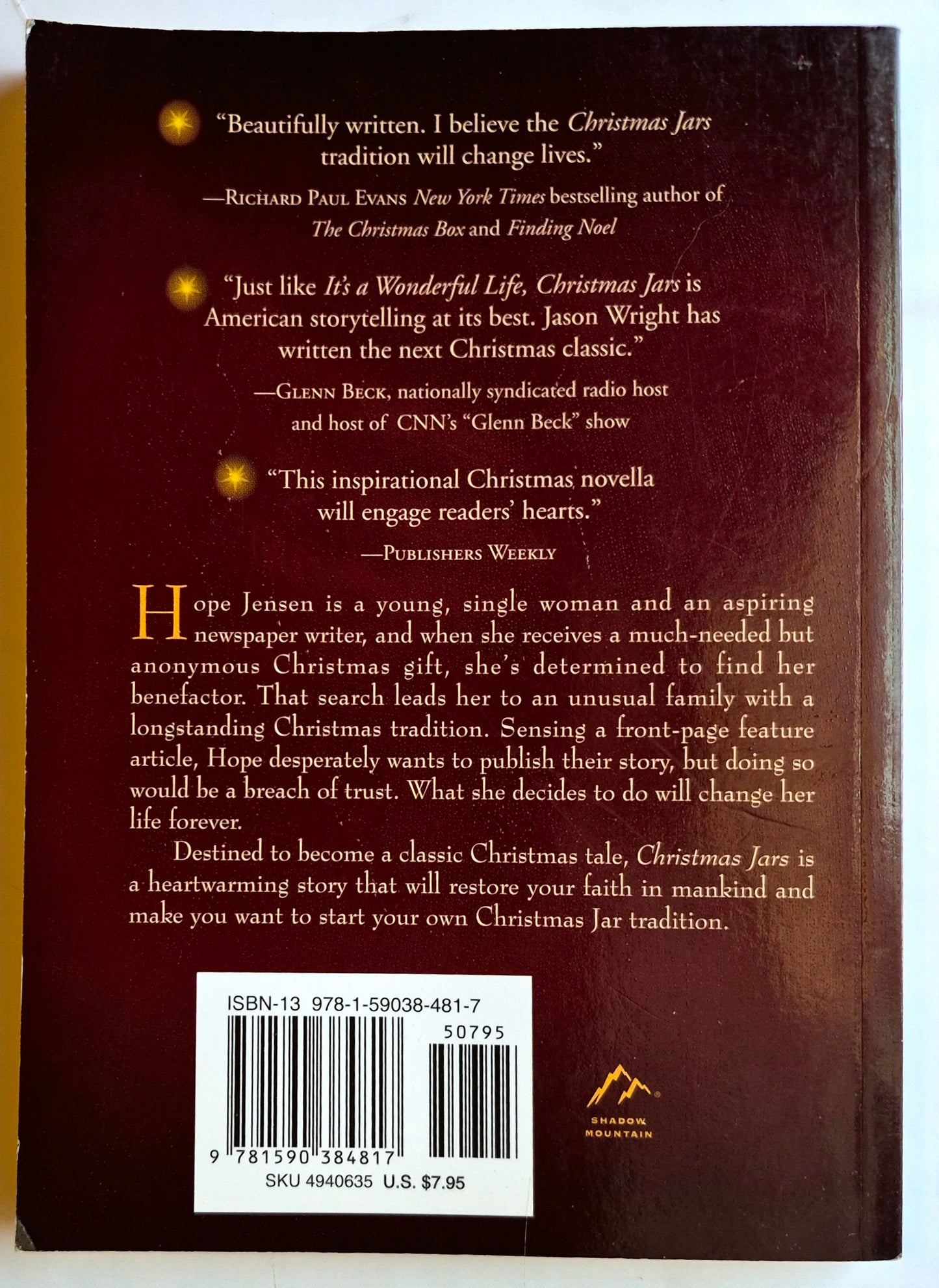 Christmas Jars #1 von Jason F. Wright (Gut, 2005, Taschenbuch, 122 Seiten, Shadow Mountain)