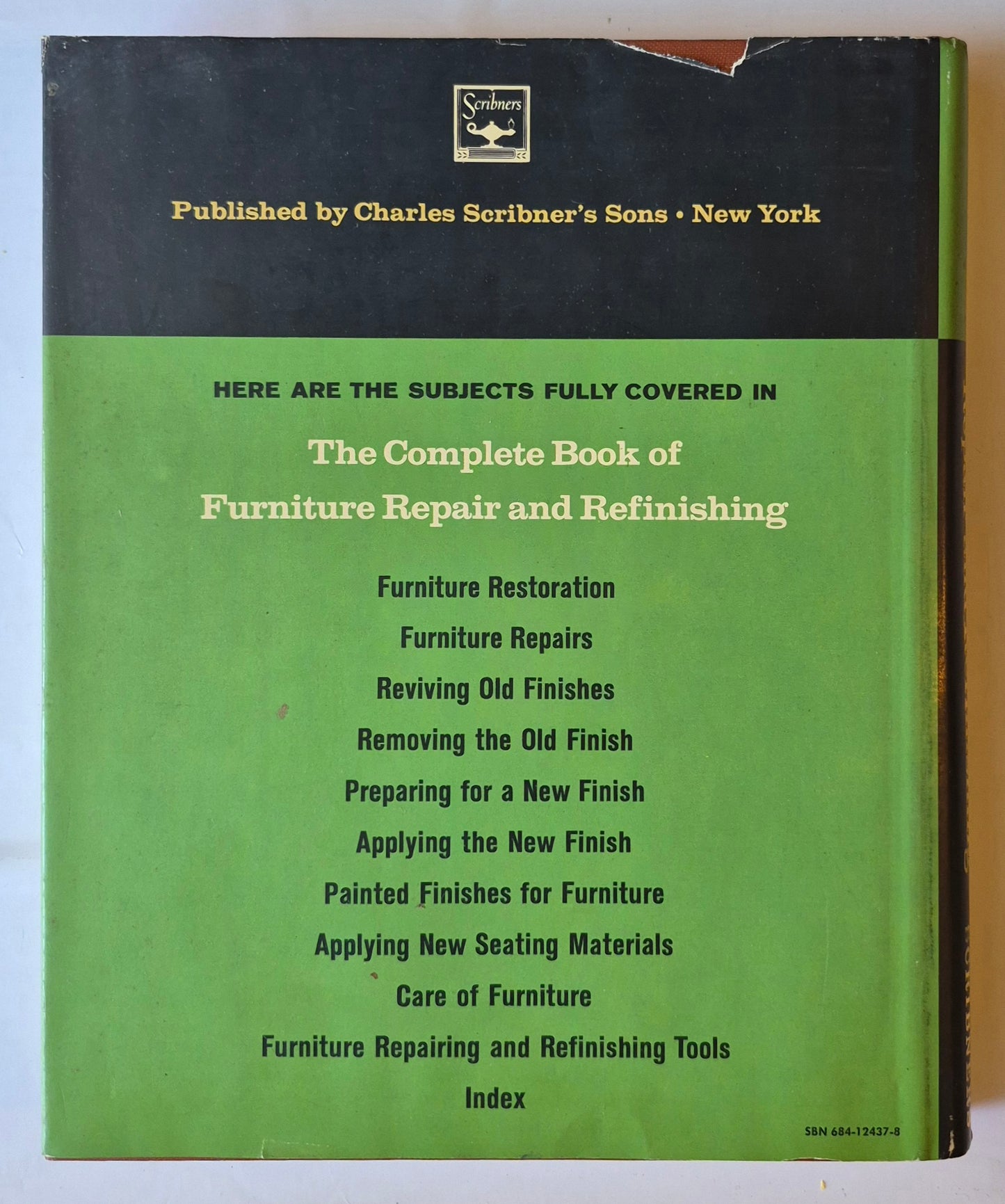 The Complete Book of Furniture Repair and Refinishing von Ralph Parsons Kinney (Sehr gut, 1971, gebunden, 276 Seiten, Charles Scribner's Sons)