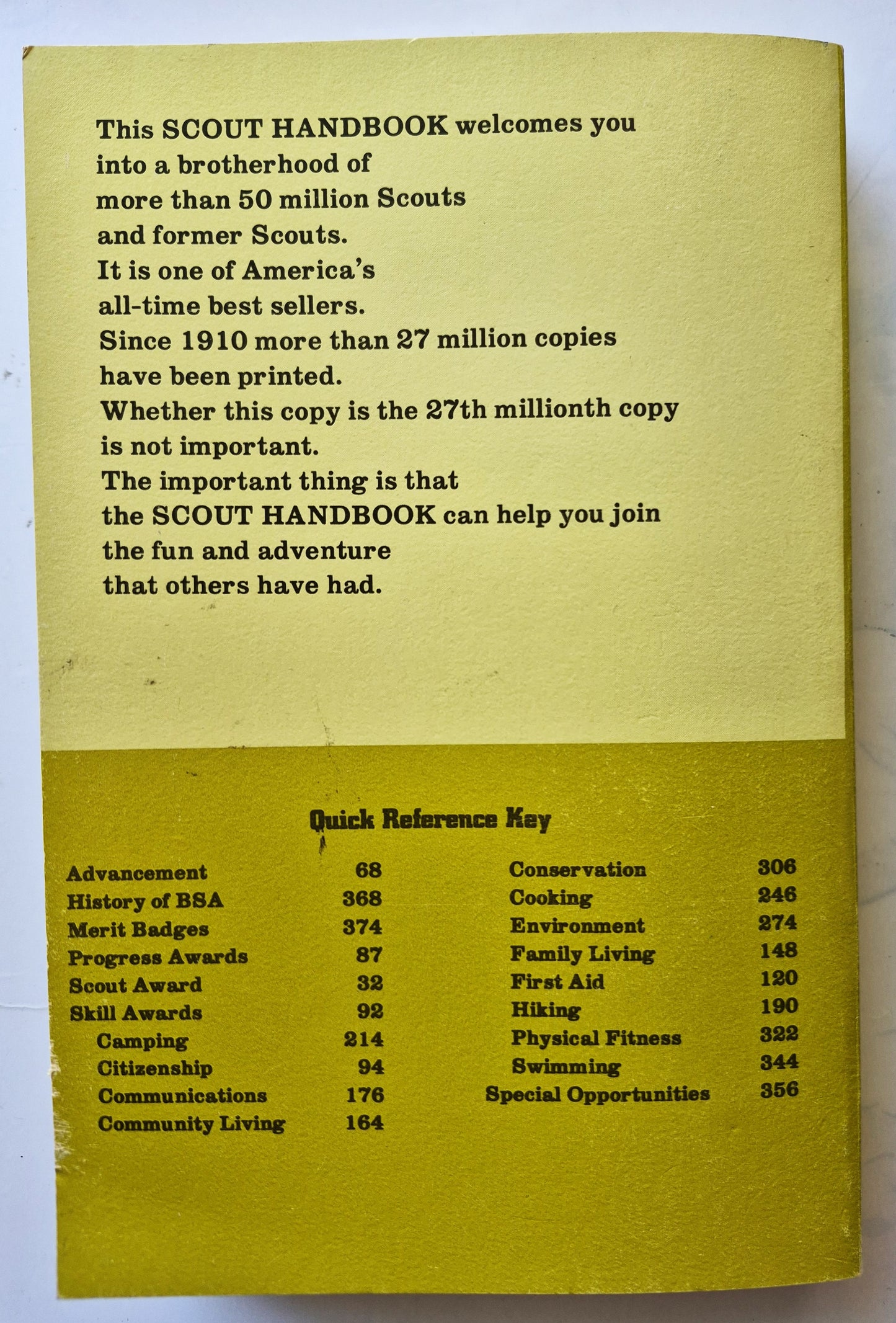 Scout Handbuch 8. Auflage von Boy Scouts of America (Sehr gut, 1973, Pbk, 480 S., BSA)
