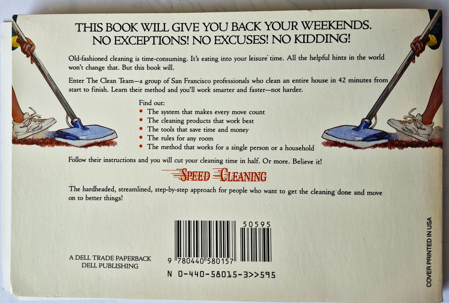 Speed Cleaning by Jeff Campbell and the Clean Team (Gut, 1987, TB, 119 S., Dell)