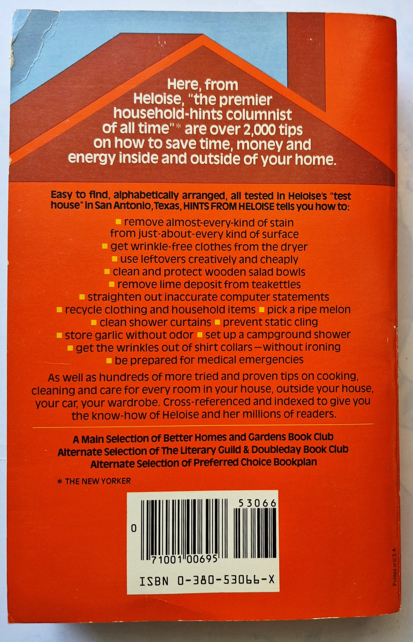Hints from Heloise von Heloise Cruse (Sehr gut, 1981, Taschenbuch, 530 S., Avon Books)