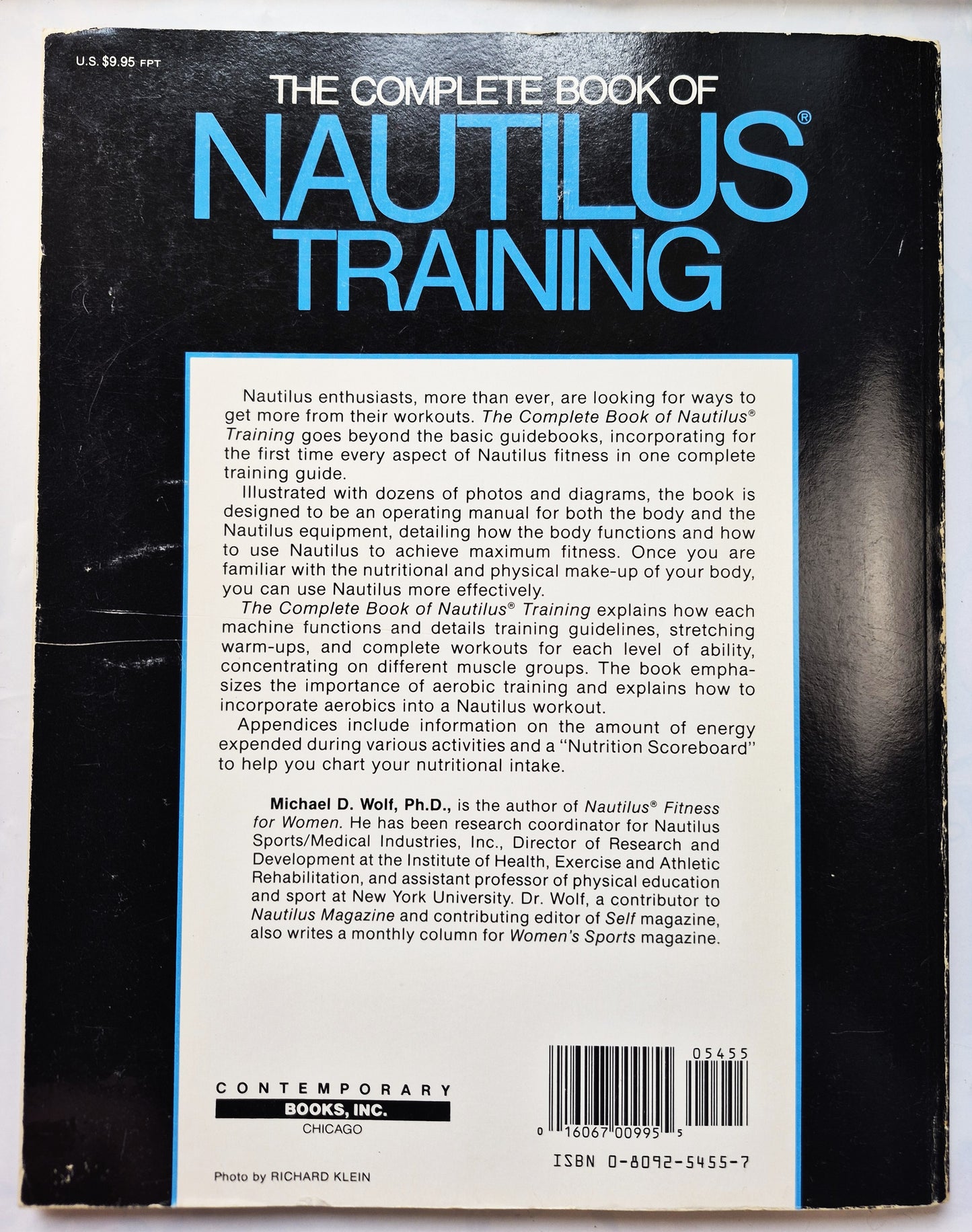 The Complete Book of Nautilus Training von Michael D. Wolf (Gut, 1984, TB, 122 S., Contemporary Books)