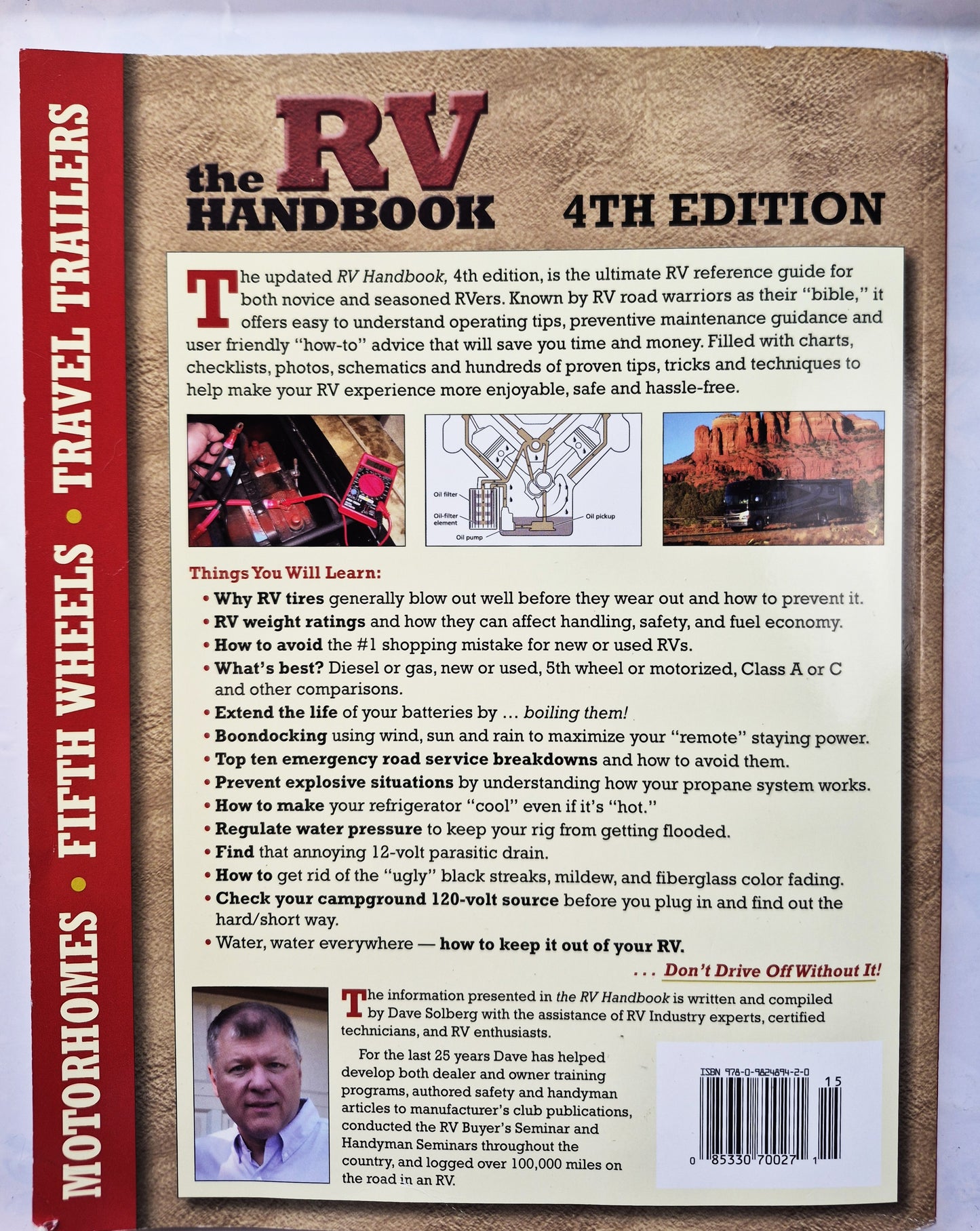 The RV Handbook: Essential How-To Guide for the RV Owner 4th Ed. by Dave Solberg (Very good, 2011, Pbk, 269 pgs, Trailer Life Books)