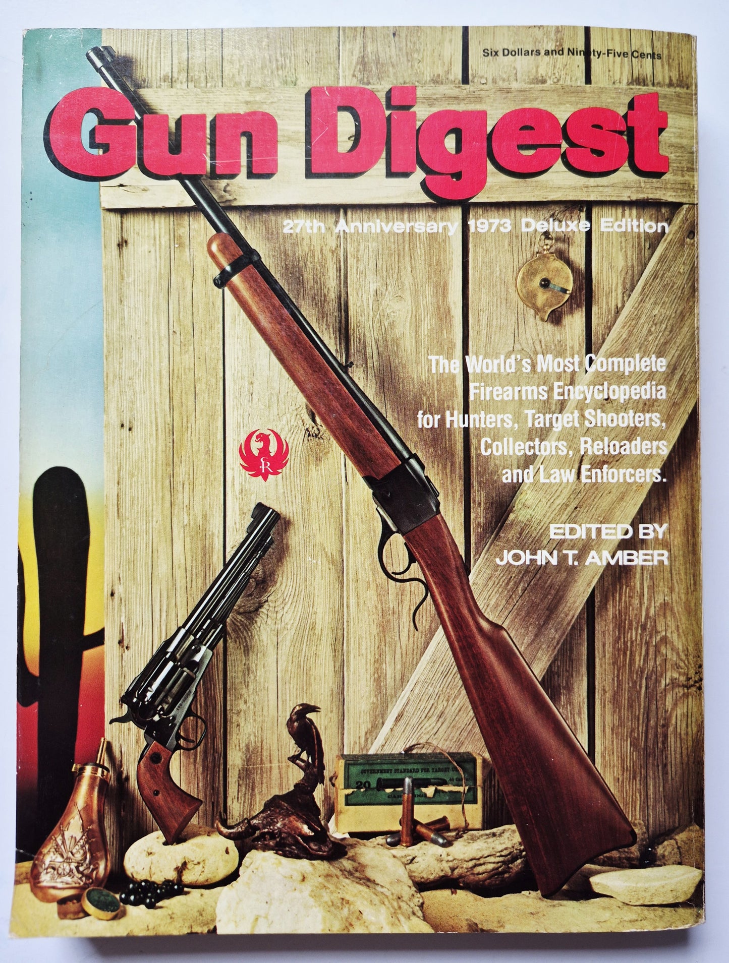 Gun Digest 27th Anniversary 1973 Deluxe Edition edited by John T. Amber (Very Good, 1973, Pbk, 480 pgs, Digest Books)