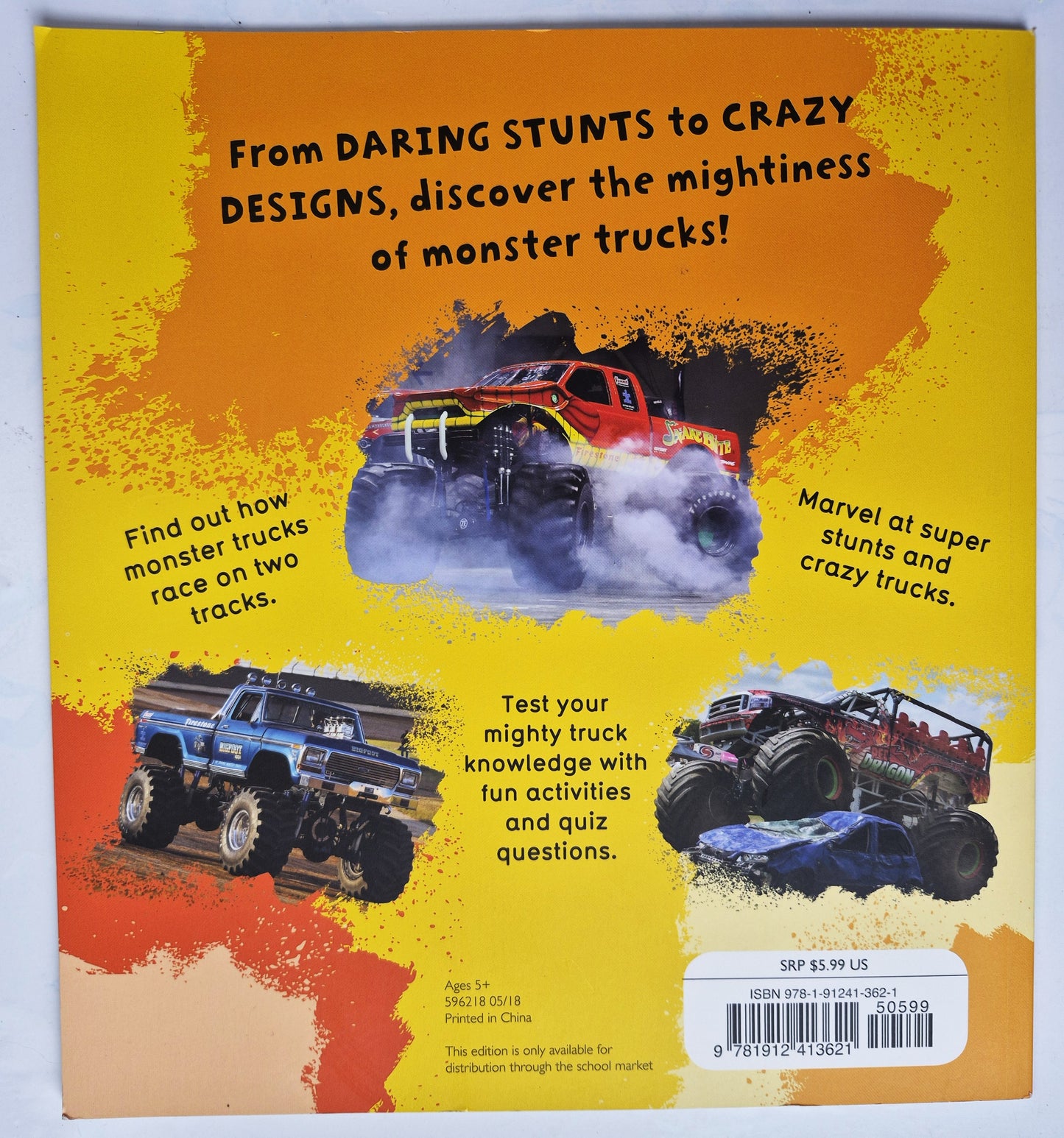 Mighty Machines: Monster Trucks by Clive Gifford (Very good, 2018, Pbk, 32 pgs, Quarto Pub)