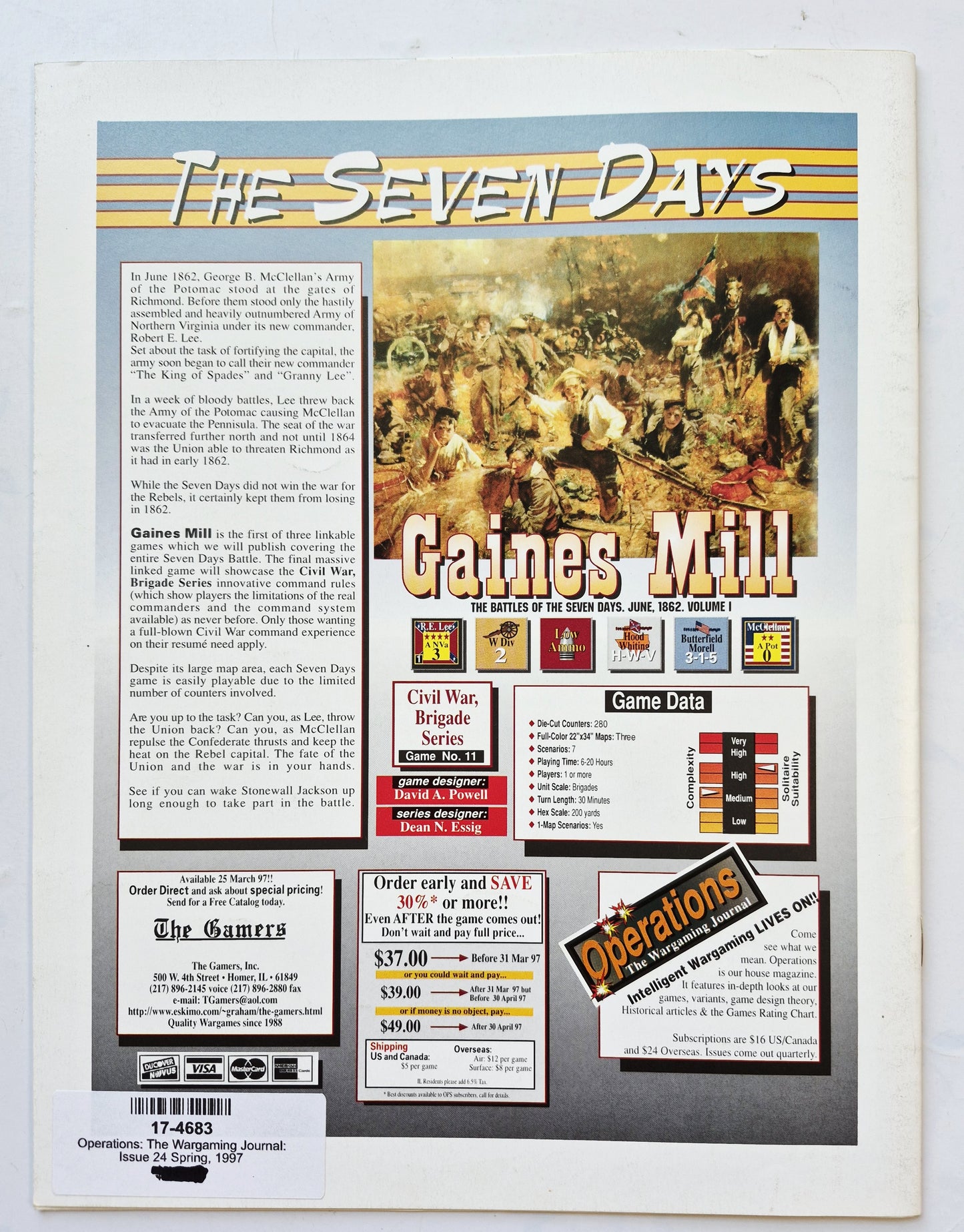 #89 Strategy & Tactics Sizilien: Das Rennen um Messina 10. Juli-17. Aug 1943 Nov/Dez 1981 (Gut, 60 Seiten, SPI)