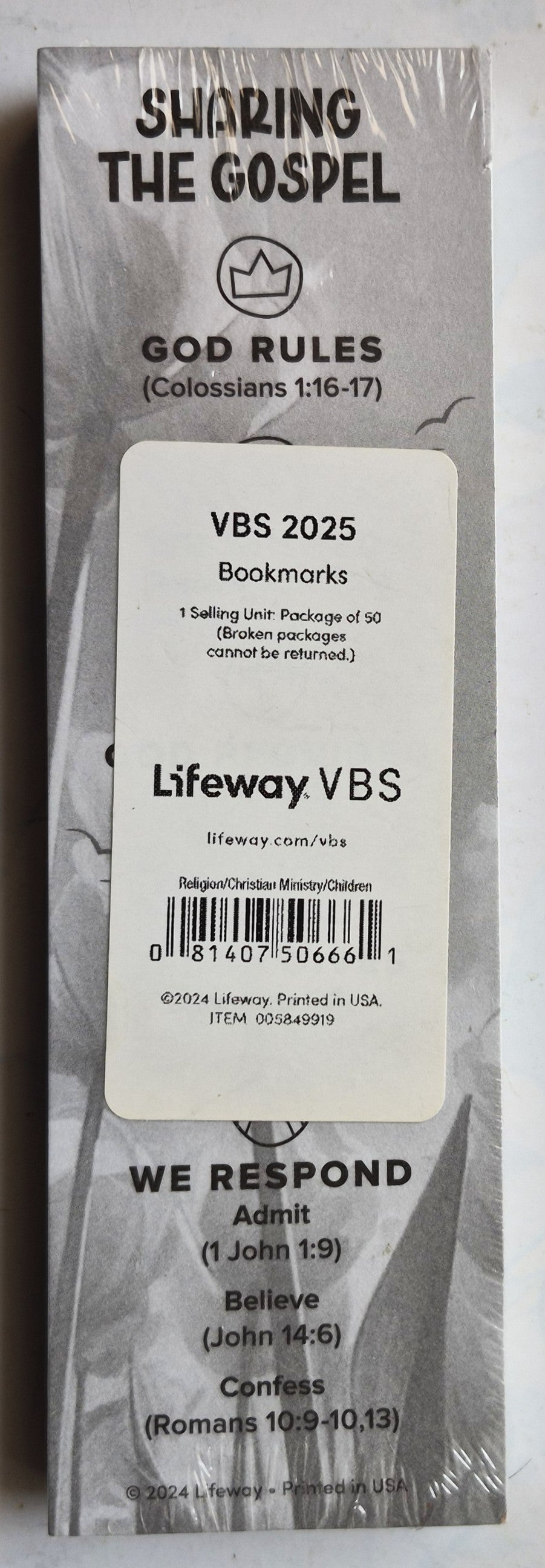 Lifeway VBS Magnified! Bookmarks package of 50 (2025, New)
