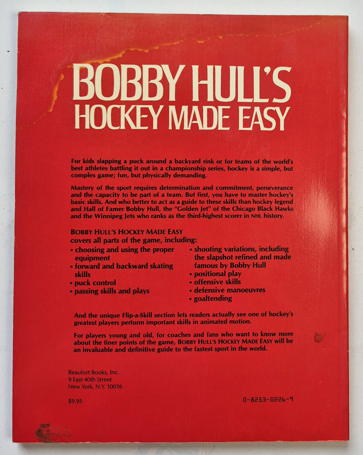 Bobby Hull's Hockey Made Easy by Bobby Hull; Roy G. Nelson (Acceptable, 1983, Pbk, 149 pgs, Beaufort Books)