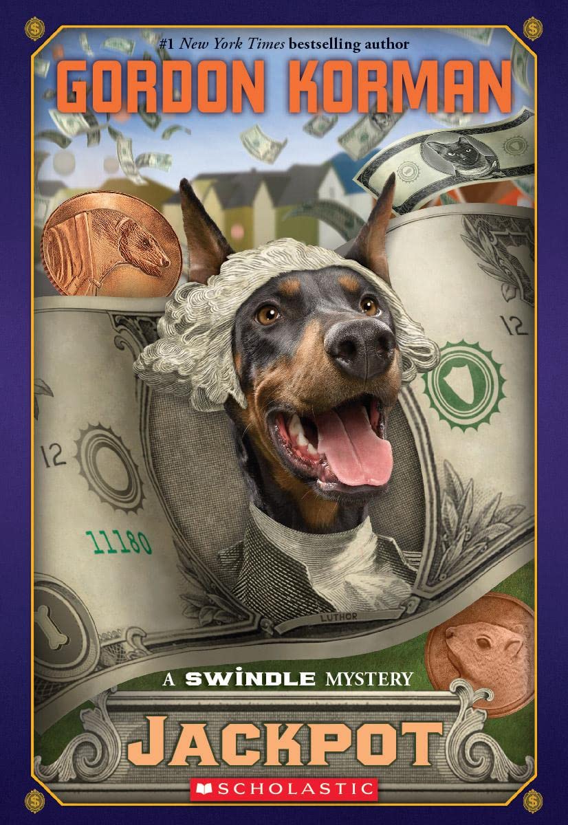 Jackpot by Gordon Korman (A Swindle Mystery, Very good, 2014, HC, 200 pages, Scholastic)